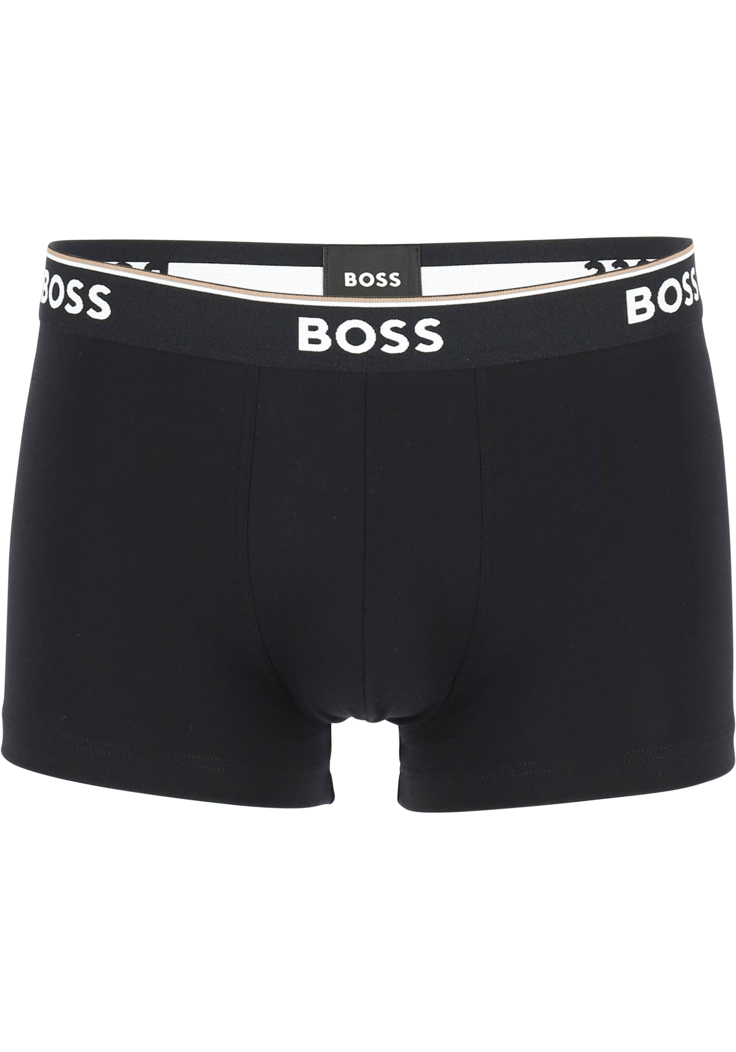 HUGO BOSS Power trunks (3-pack), heren boxers kort, rood, kobalt, zwart