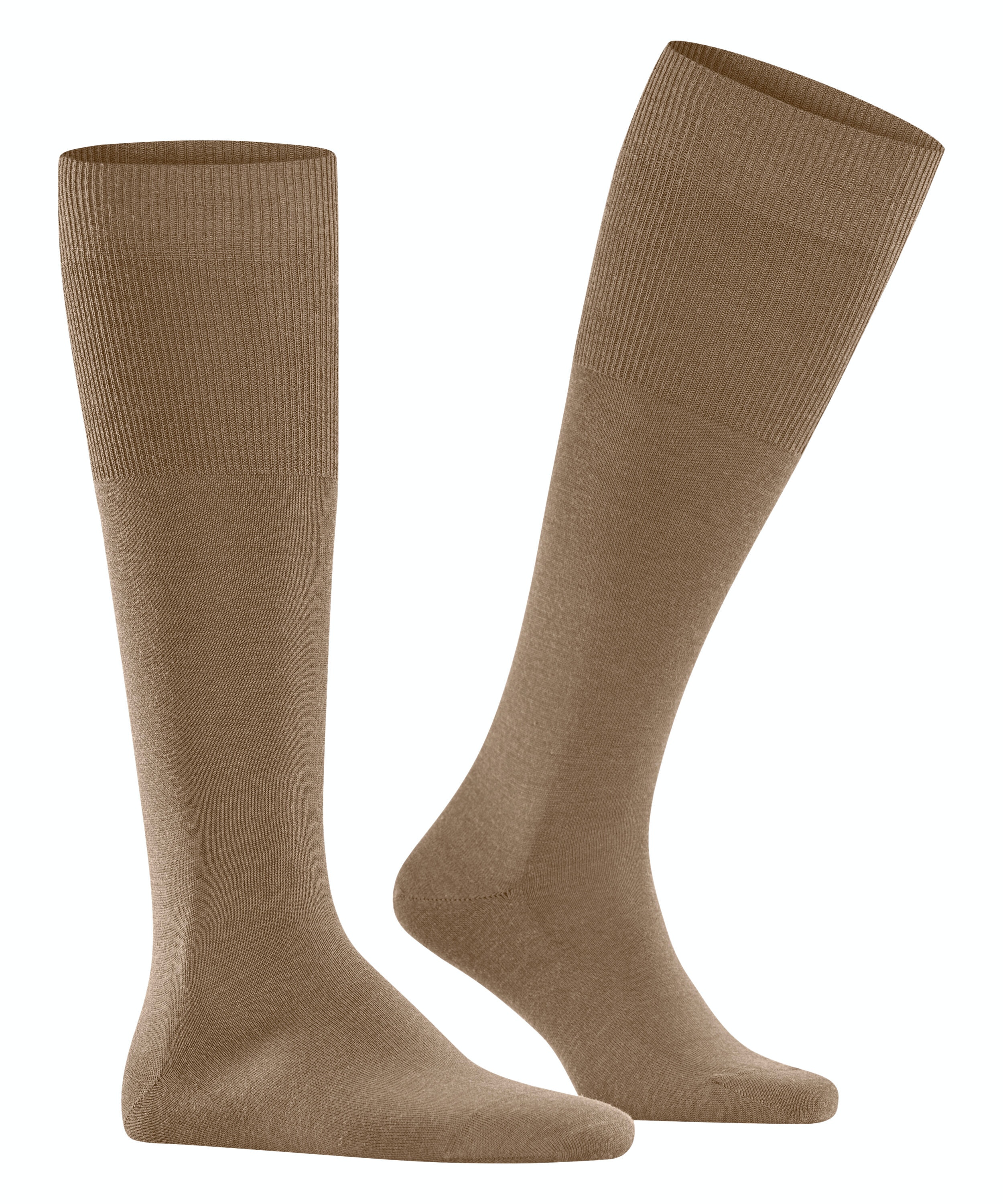 FALKE Airport heren kniekousen, beige (camel)