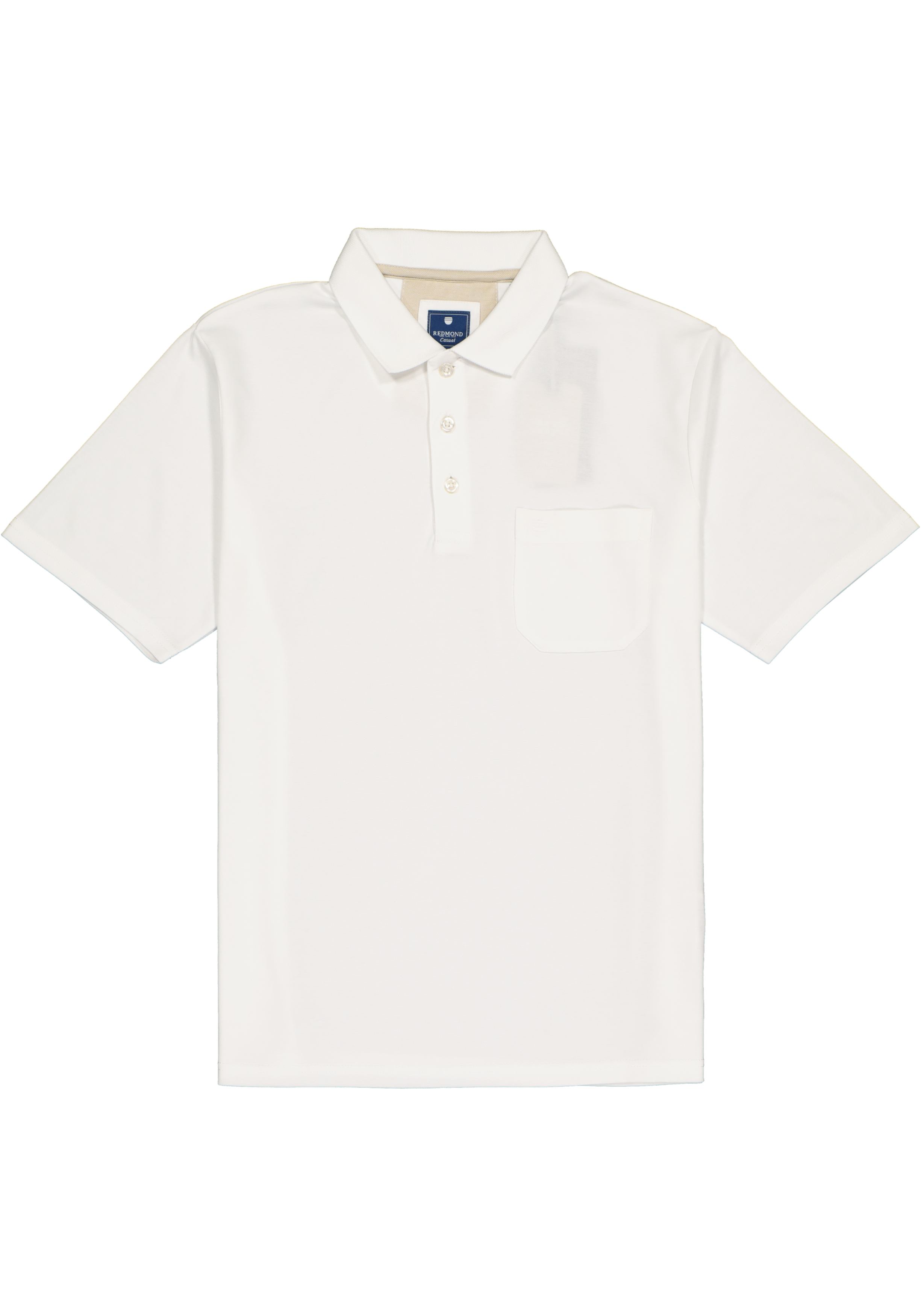 Redmond regular fit poloshirt, wit 