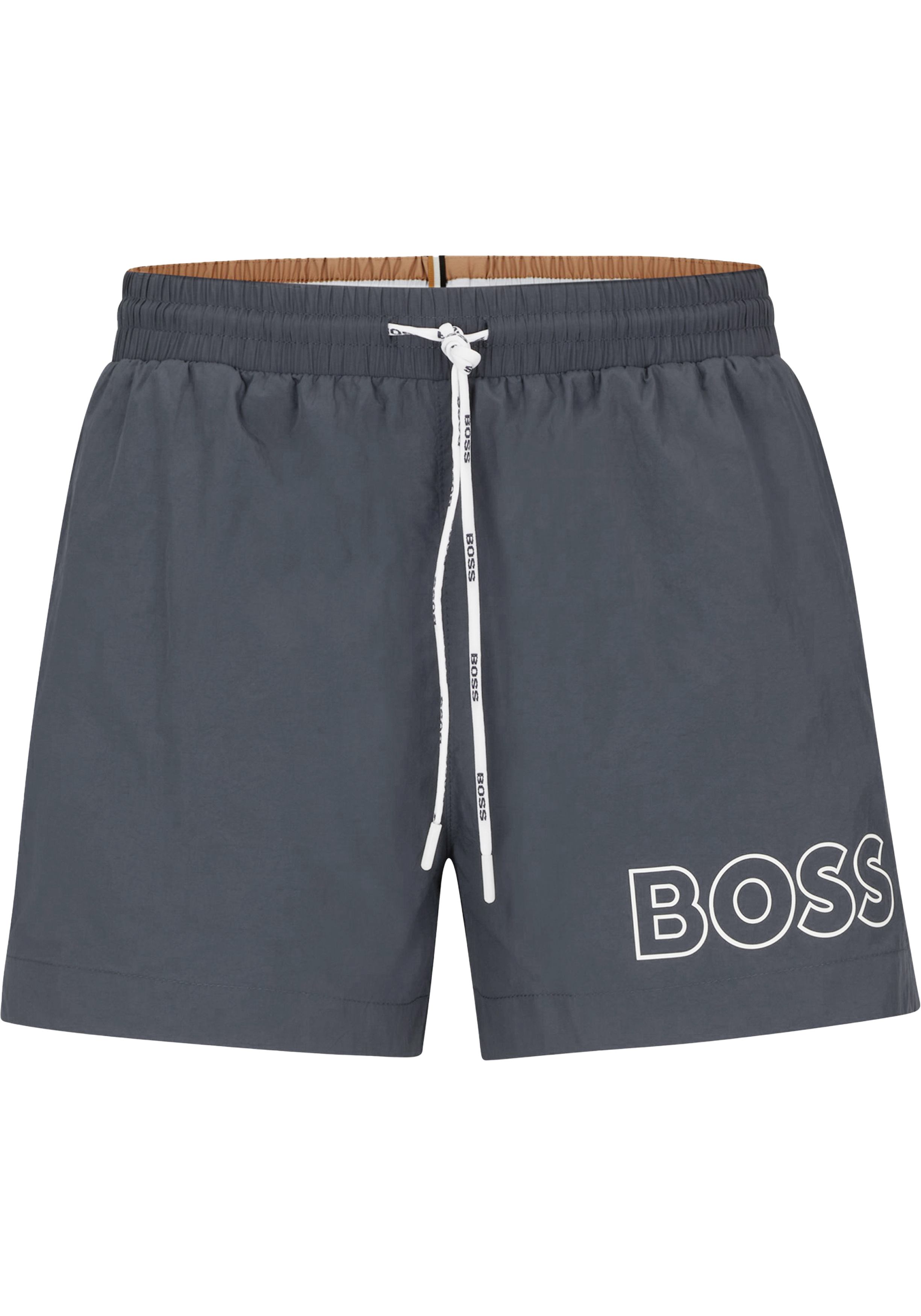 HUGO BOSS Mooneye swim shorts, heren zwembroek, donkergrijs