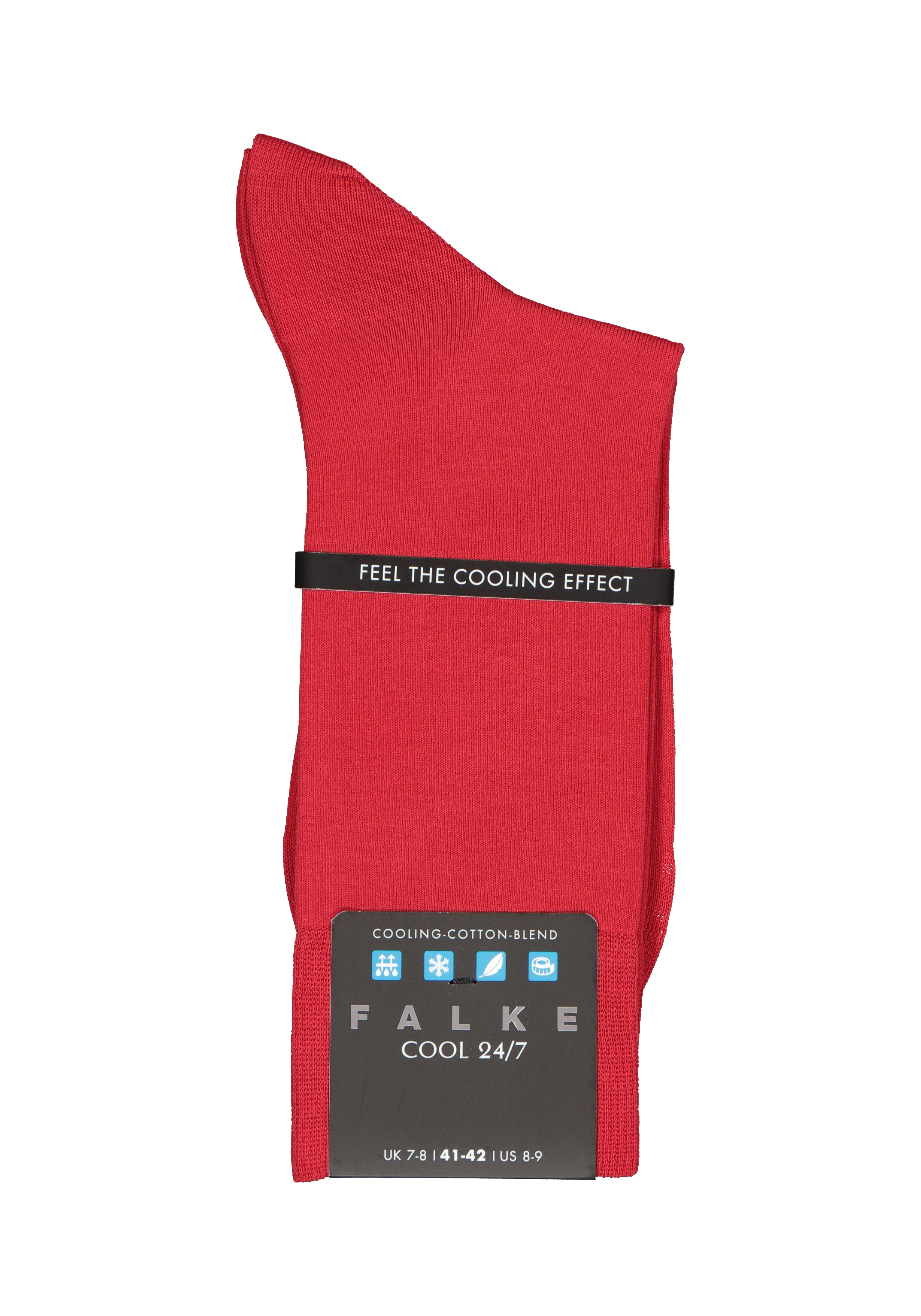 FALKE Cool 24/7 herensokken, rood (scarlet)