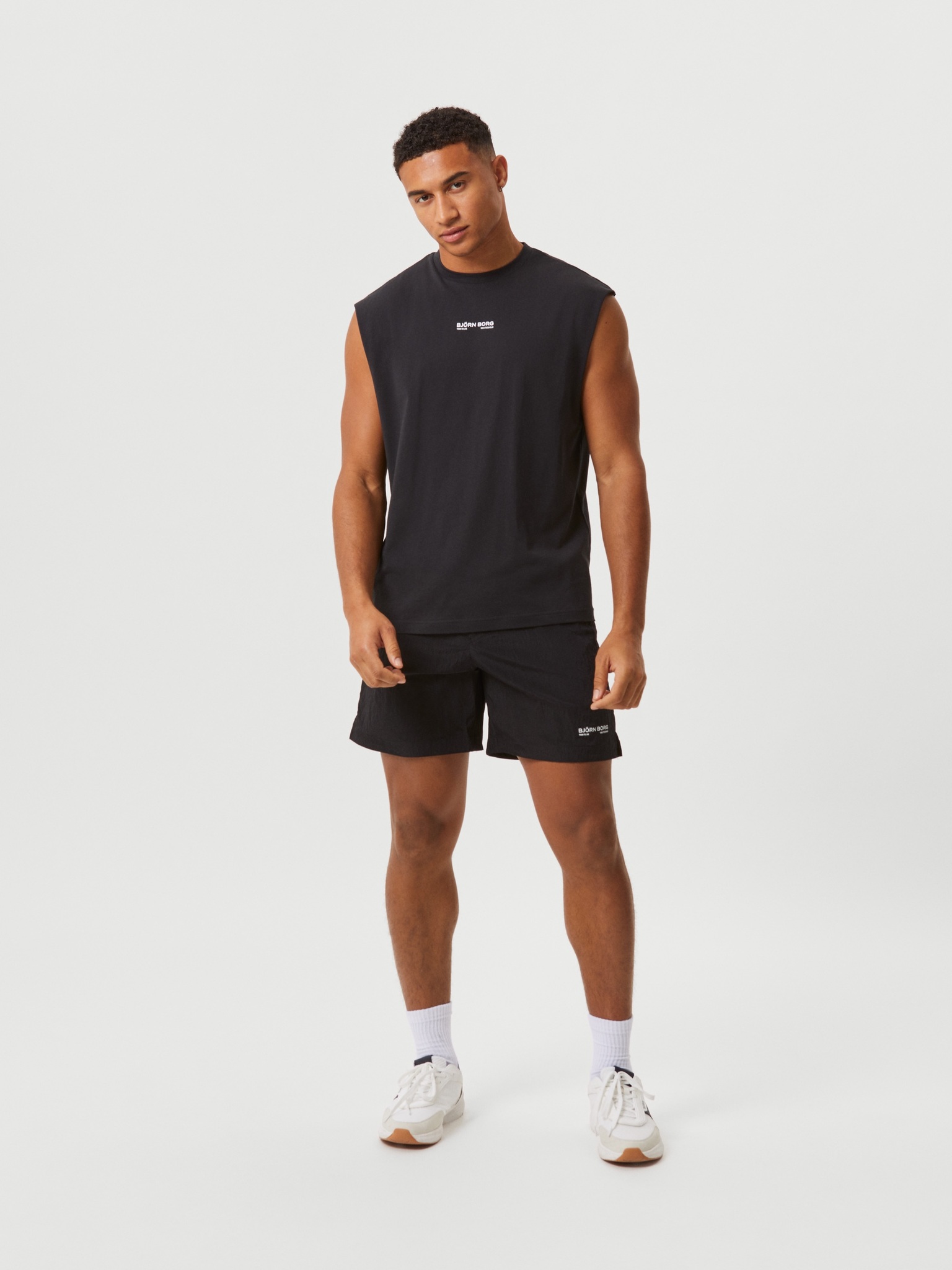 Bjorn Borg sleeveless T-shirt, zwart