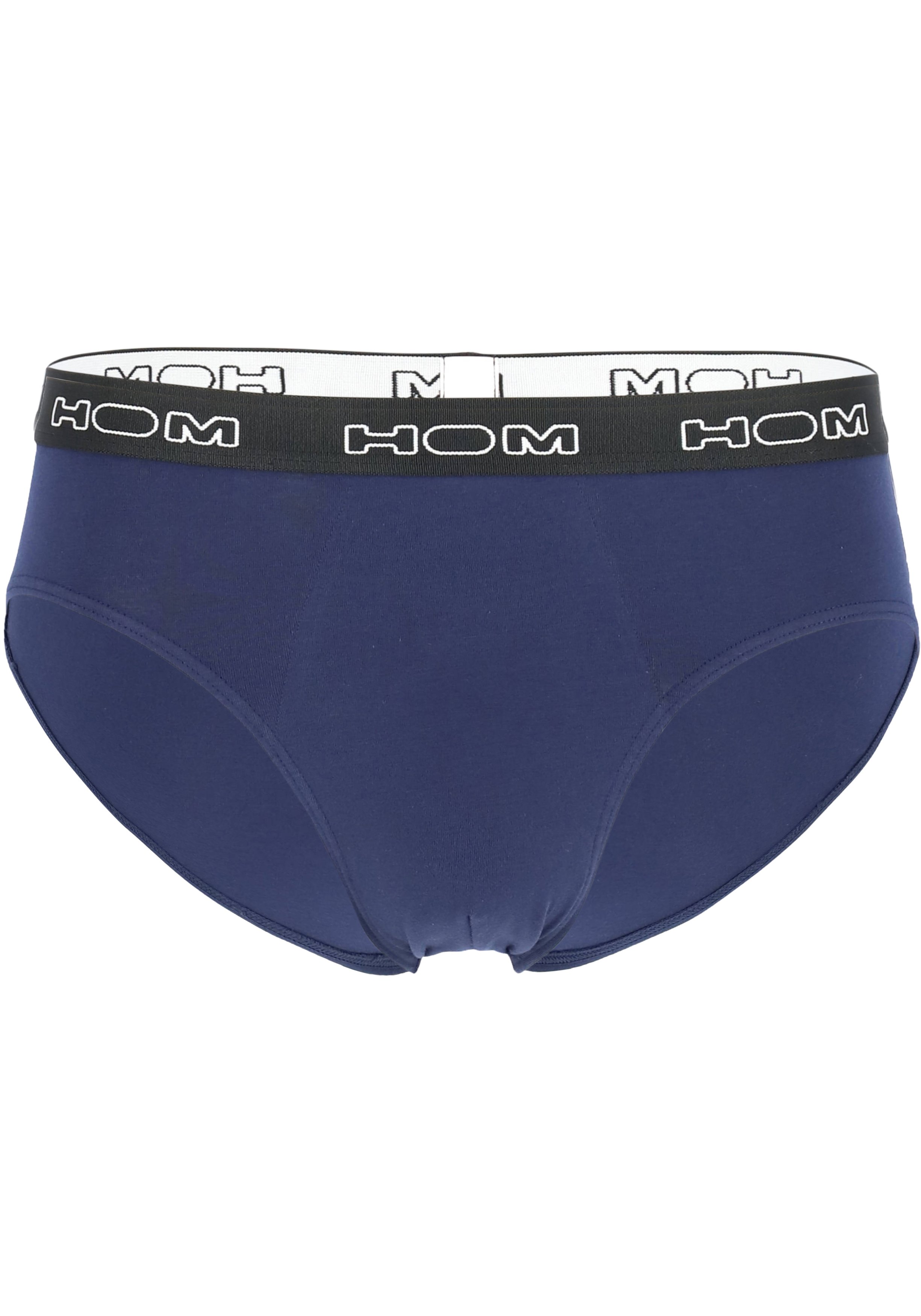 HOM Boxerlines #2 mini briefs (3-pack), heren mini slips, zwart, blauw, grijs