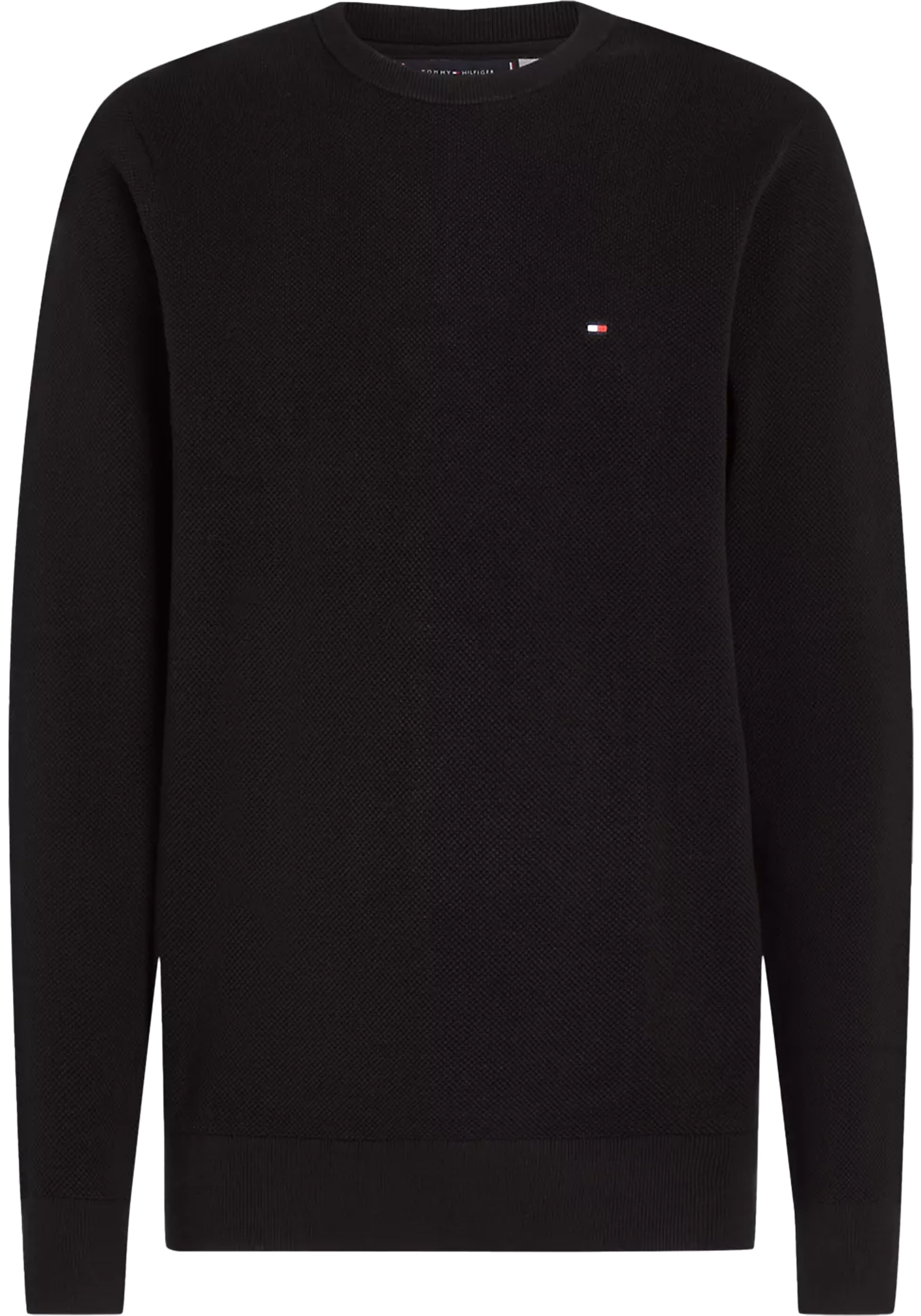 Tommy Hilfiger heren pullover katoen, zwart