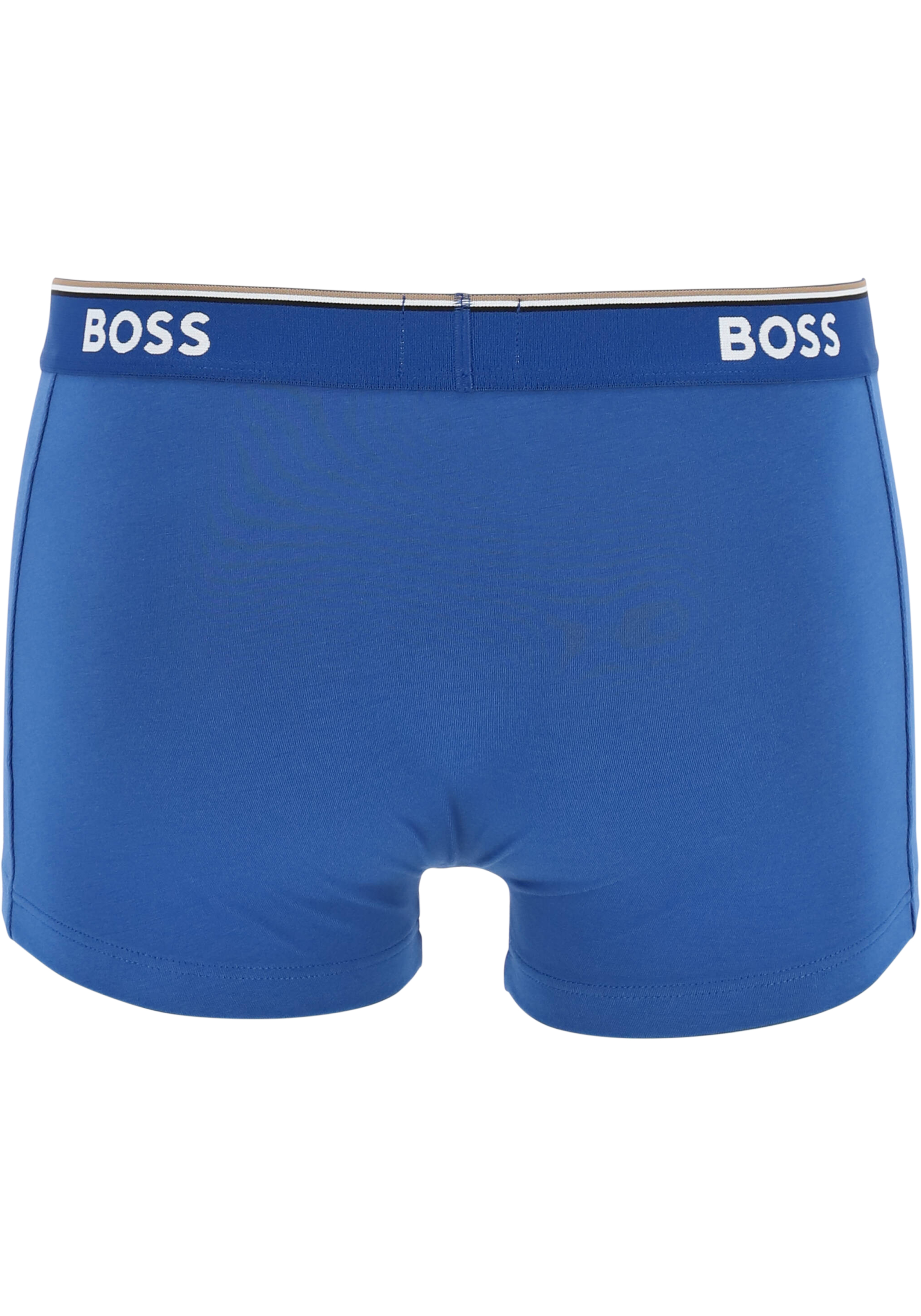 HUGO BOSS Power trunks (3-pack), heren boxers kort, rood, kobalt, zwart