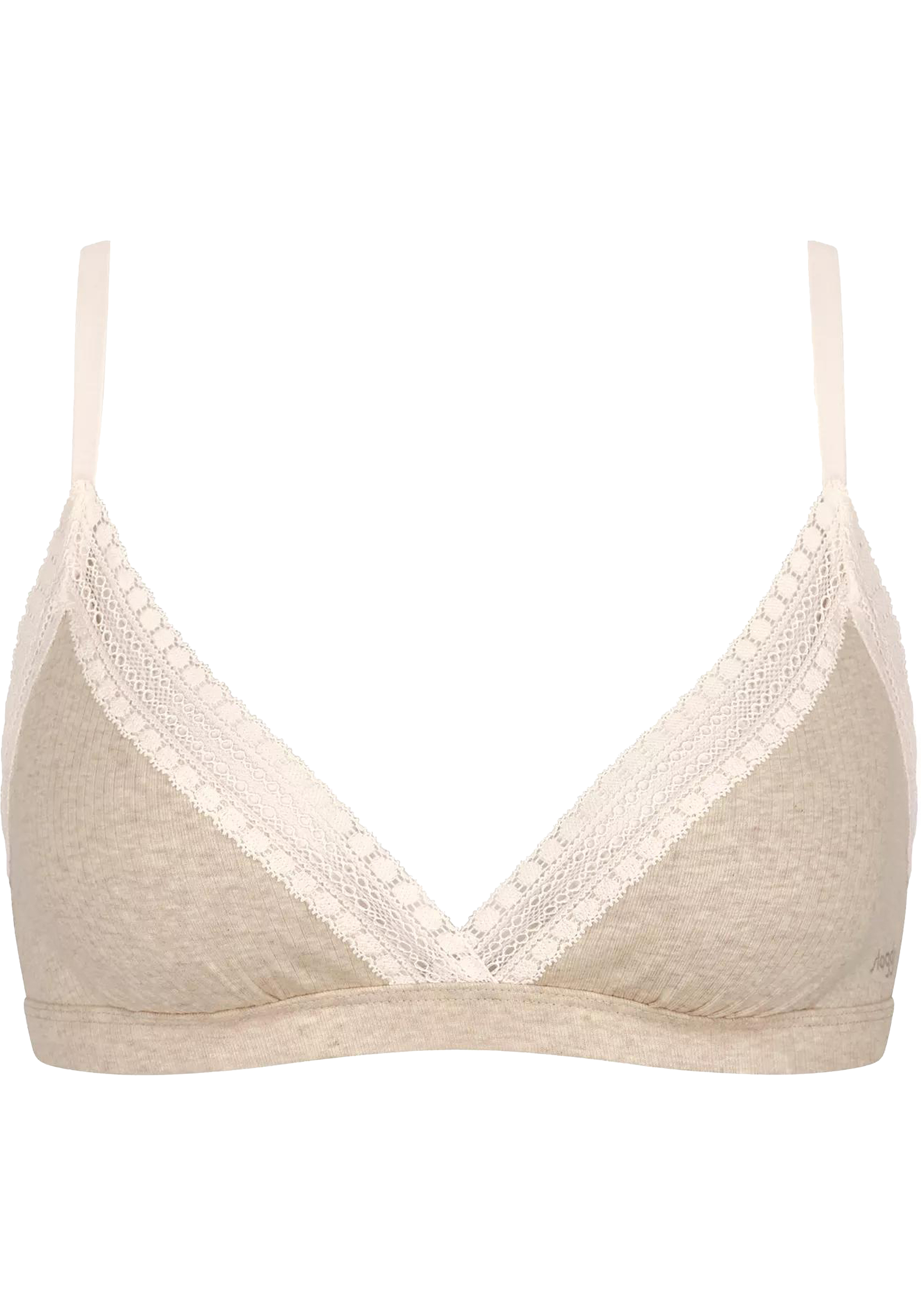 Sloggi Women GO Ribbed R Bralette, bralette, beige melange