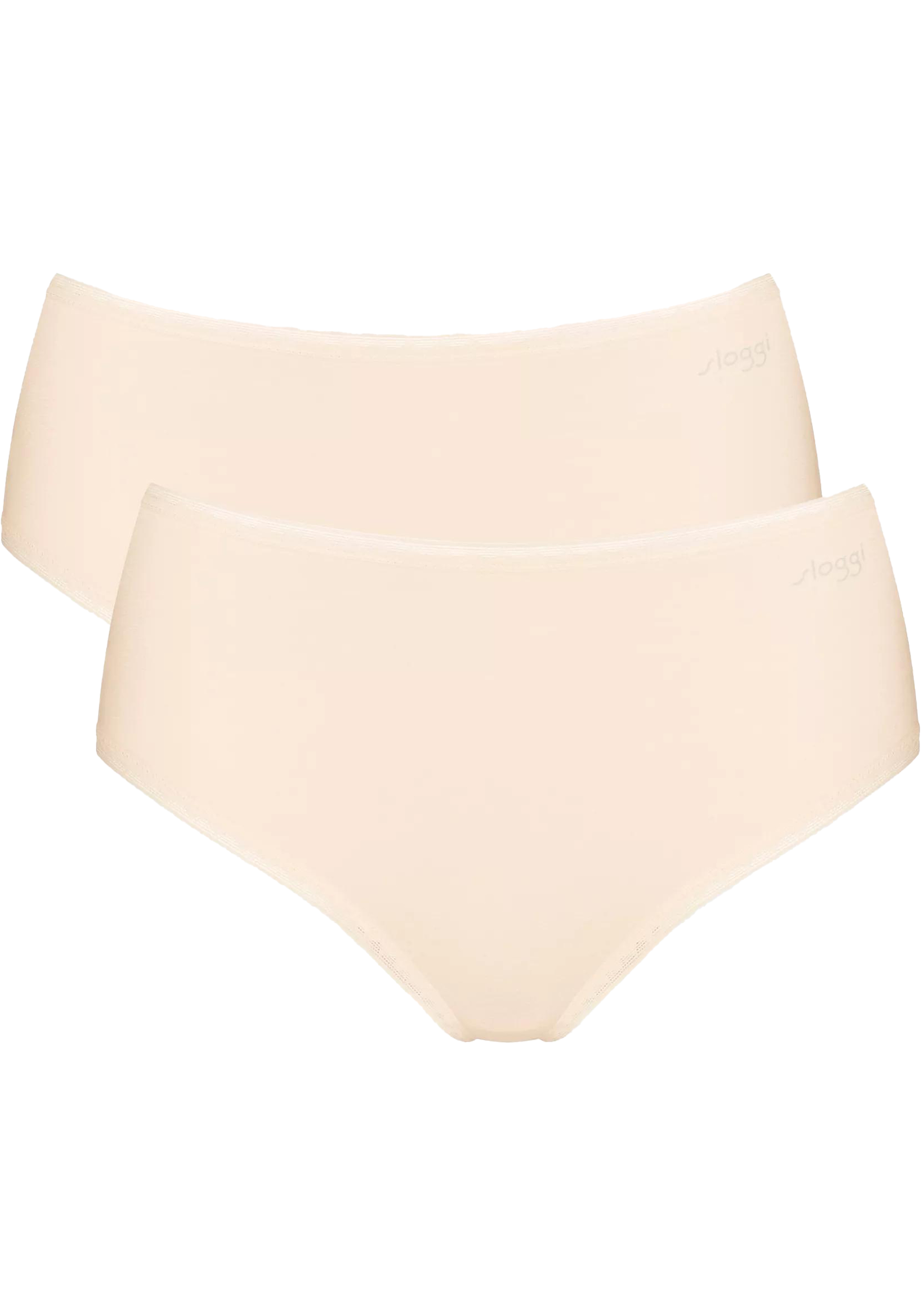 Sloggi Women GO High waist (2-pack), dames slip, beige