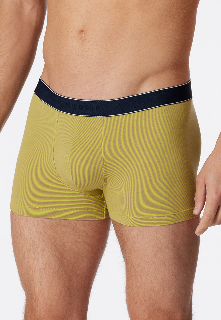 SCHIESSER Duality Function boxer (1-pack), heren modal gestreept short donkerblauw