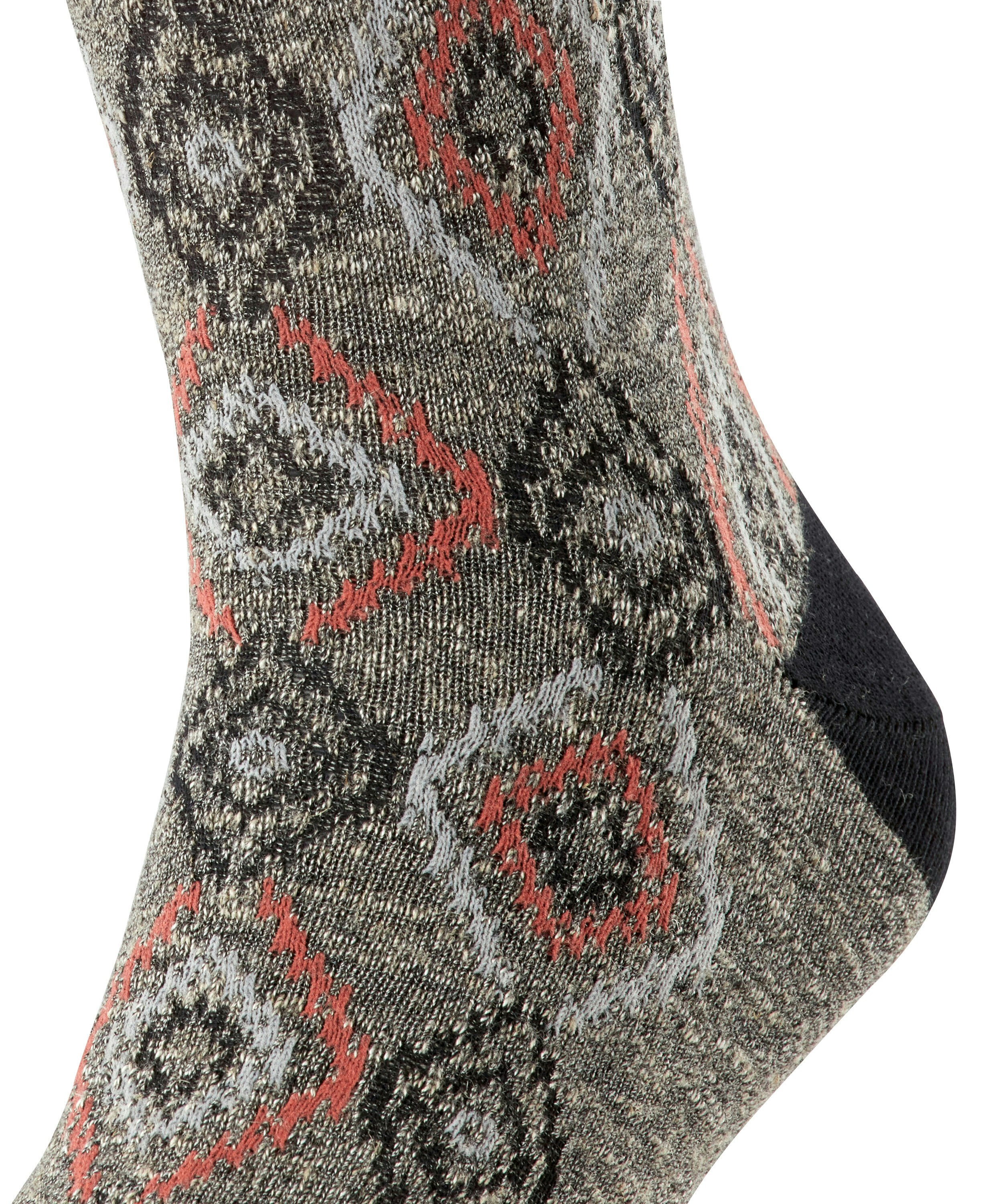 FALKE Ikat Spell herensokken, zwart (black)