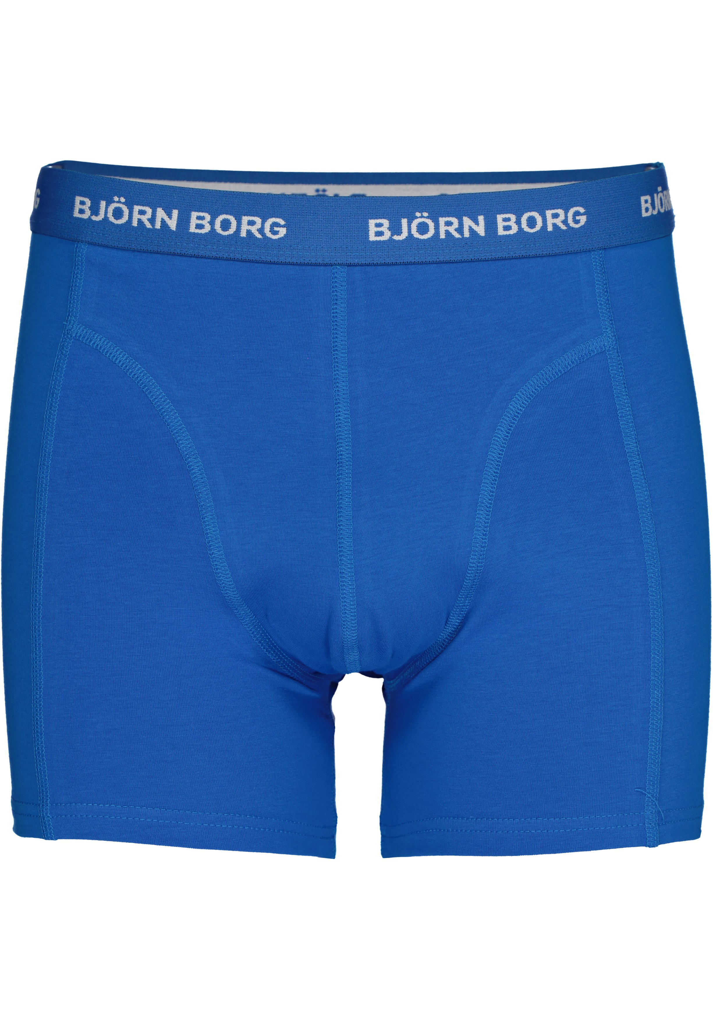 Bjorn Borg boxershorts Essential (5-pack), heren boxers normale lengte, zwart, rood, wit, blauw en kobalt blauw