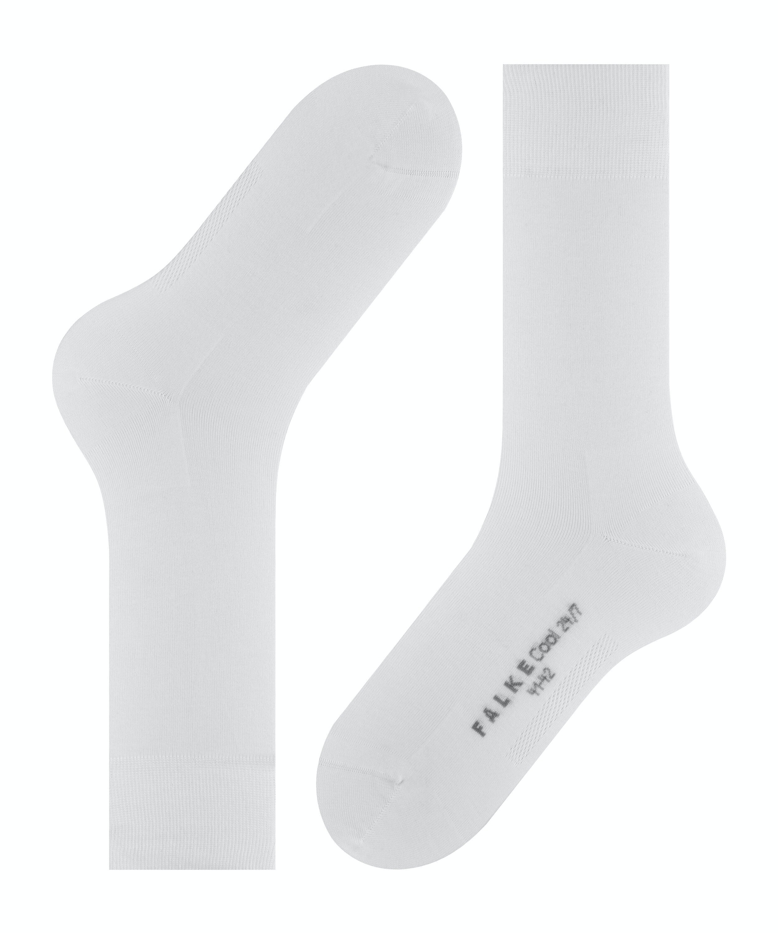 FALKE Cool 24/7 herensokken, wit (white)