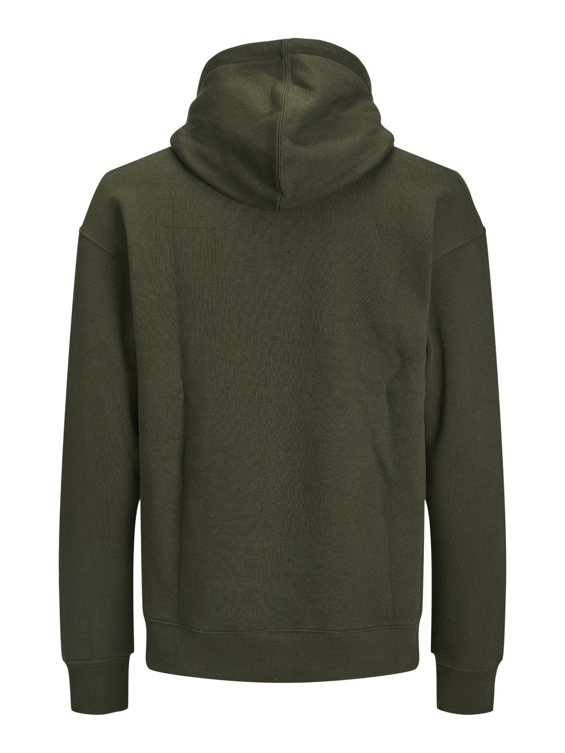 JACK & JONES Star basic sweat hood regular fit, heren hoodie katoenmengsel met capuchon, donker olijfgroen