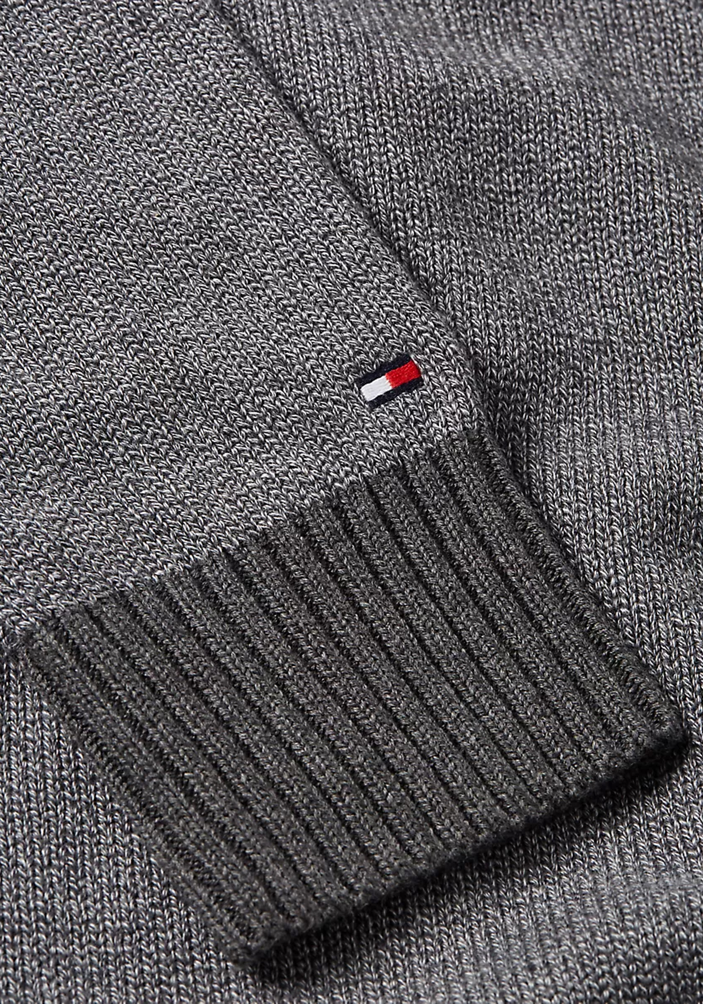 Tommy Hilfiger heren pullover katoen, grijs