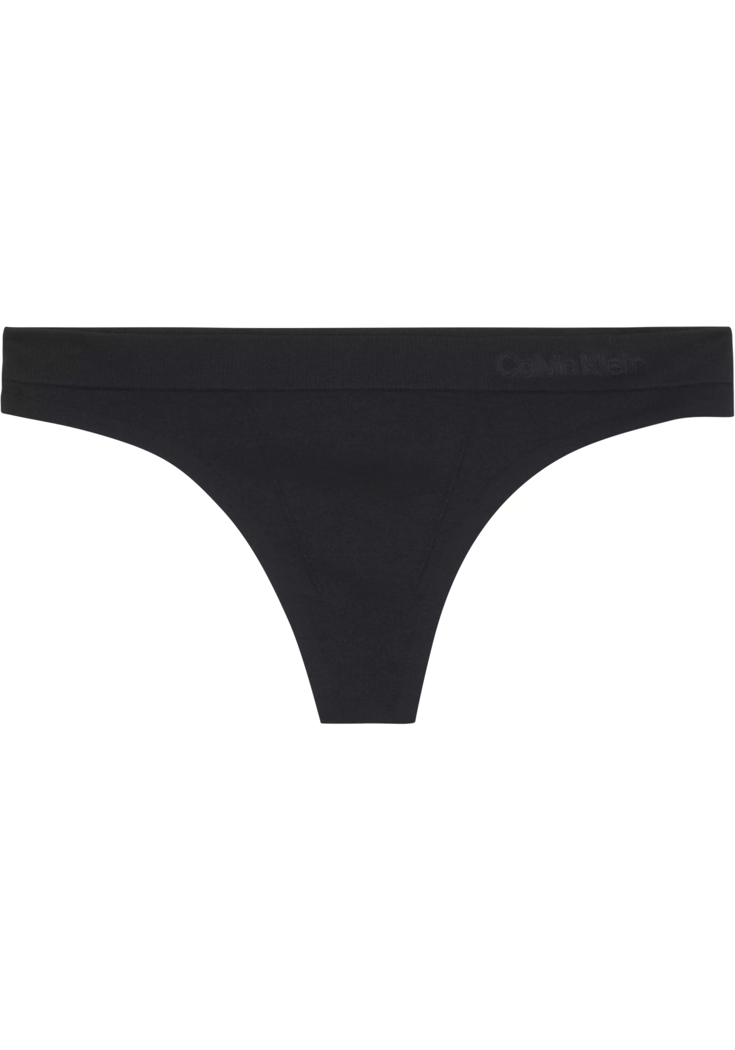 Calvin Klein dames thong (1-pack), string, zwart