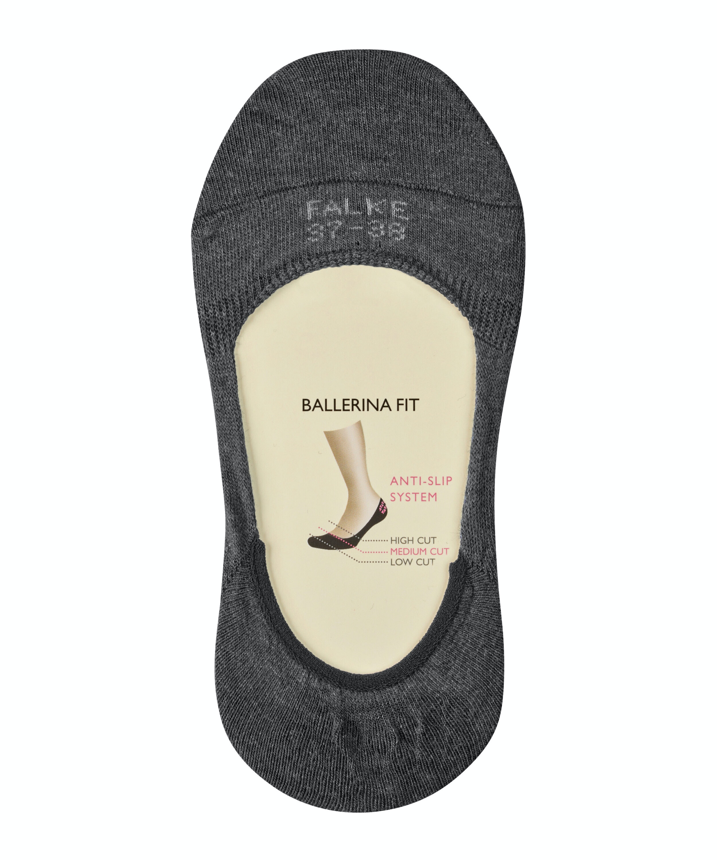 FALKE Step dames kousenvoetjes, zwart (black)