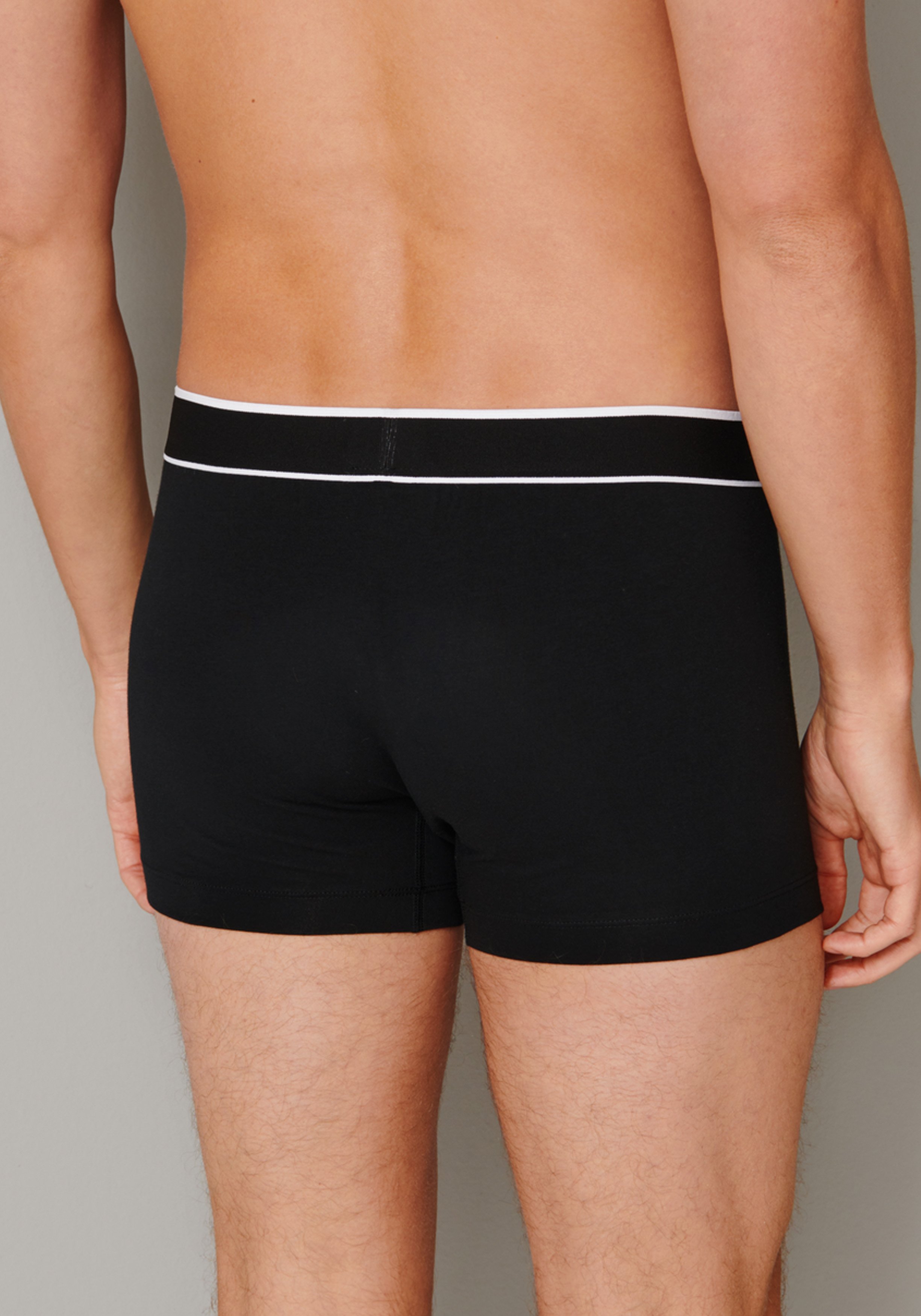 SCHIESSER 95/5 shorts (3-pack), zwart