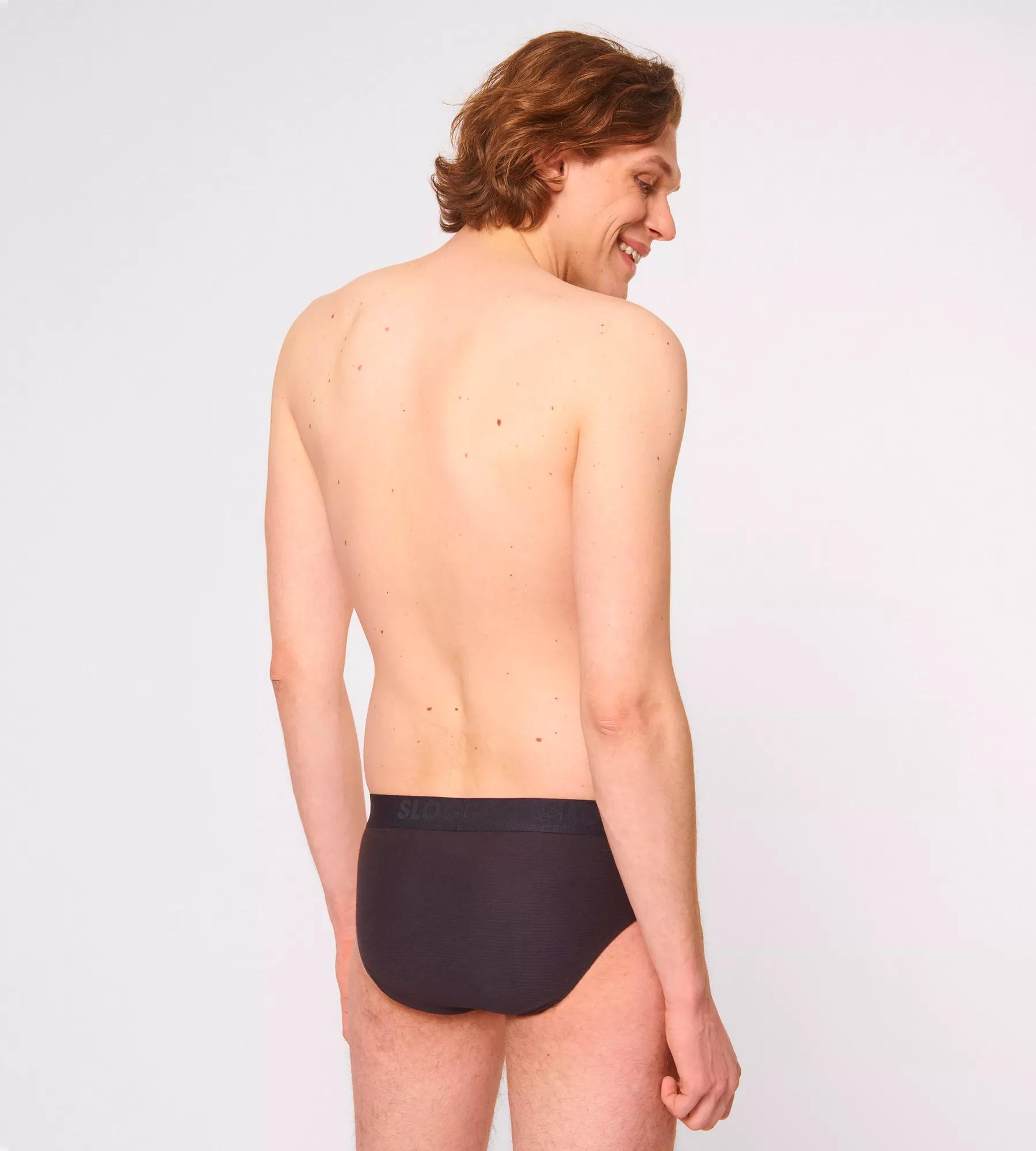 Sloggi Men FREE Evolve Brief, heren slip met smalle zijkanten (2-pack), zwart