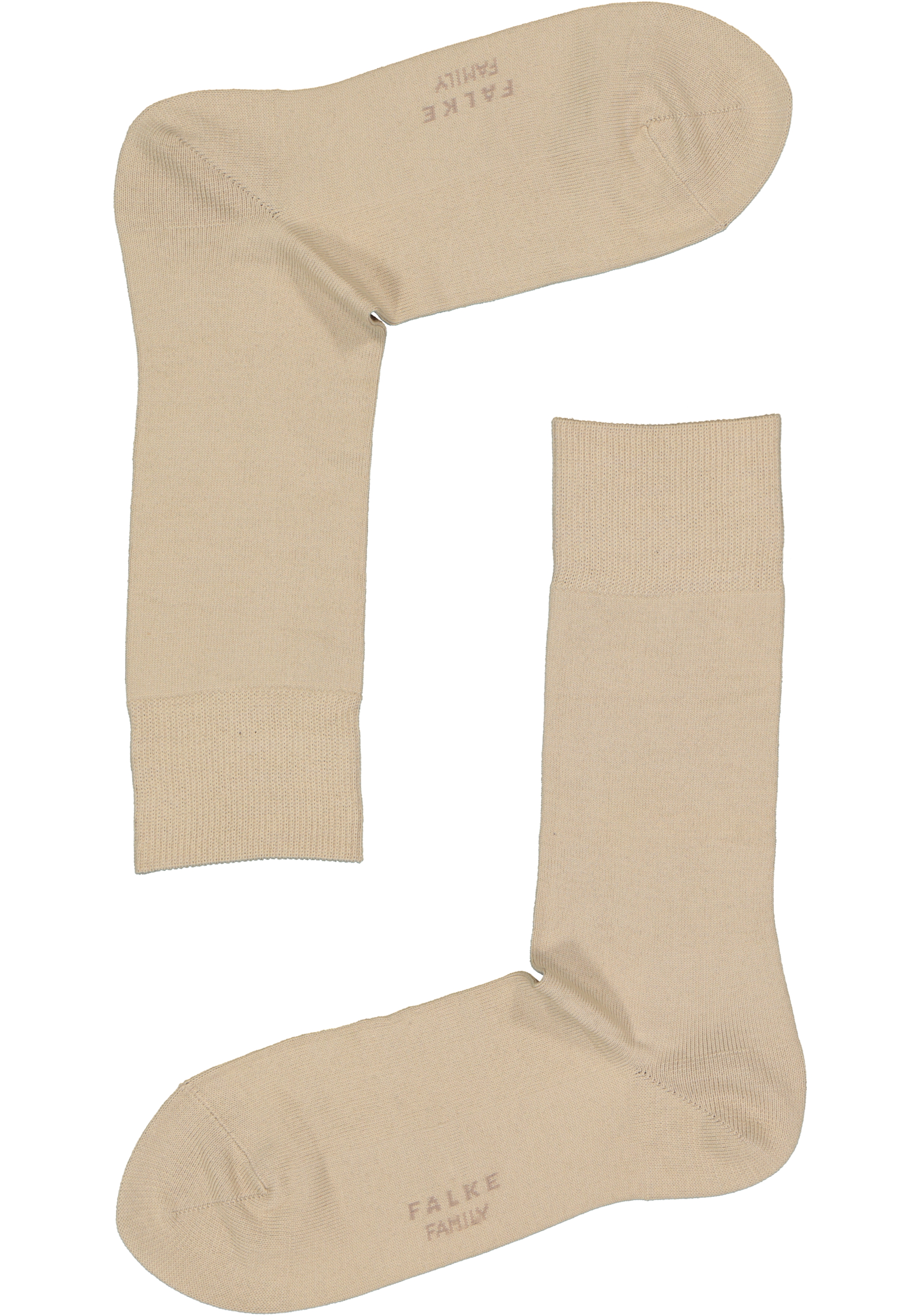 FALKE Family herensokken, beige (sand)