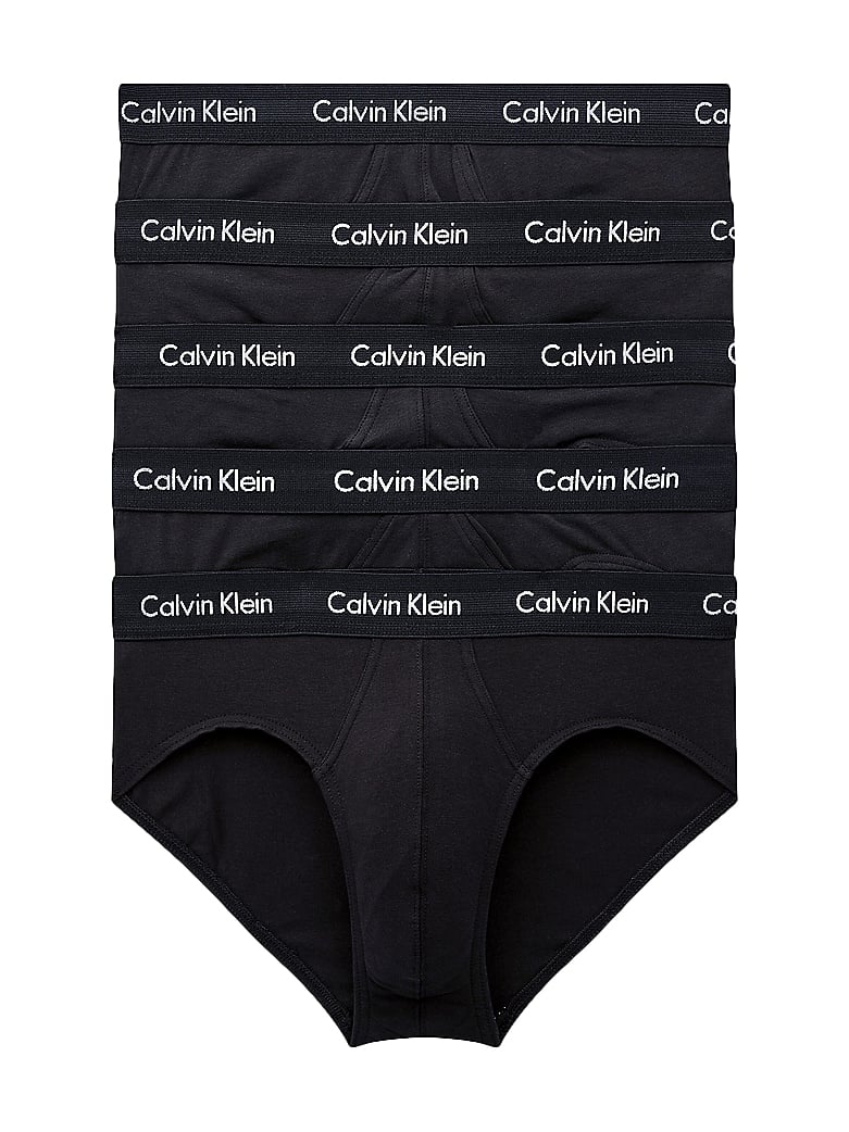 Calvin Klein Hipster Briefs (5-pack), heren slips, zwart