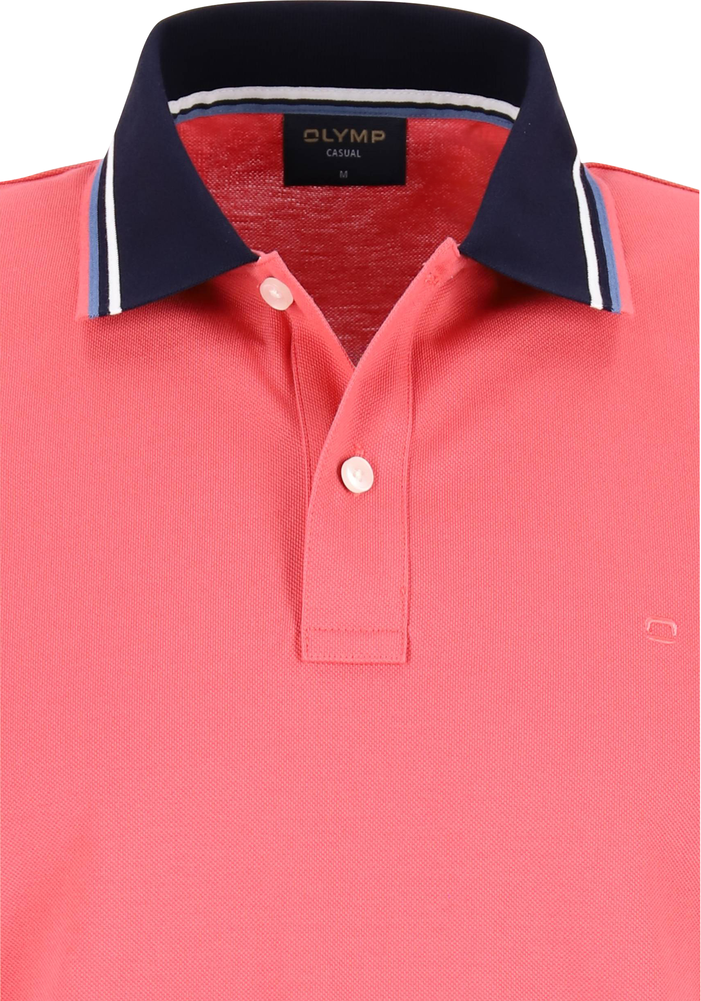 OLYMP Polo Casual, modern fit polo, roze