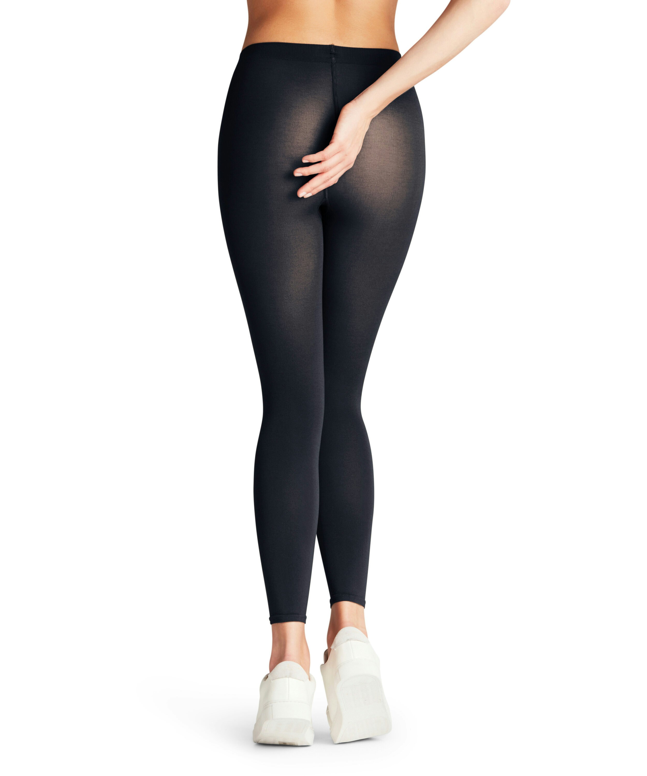 FALKE Cotton Touch dames legging, dark navy