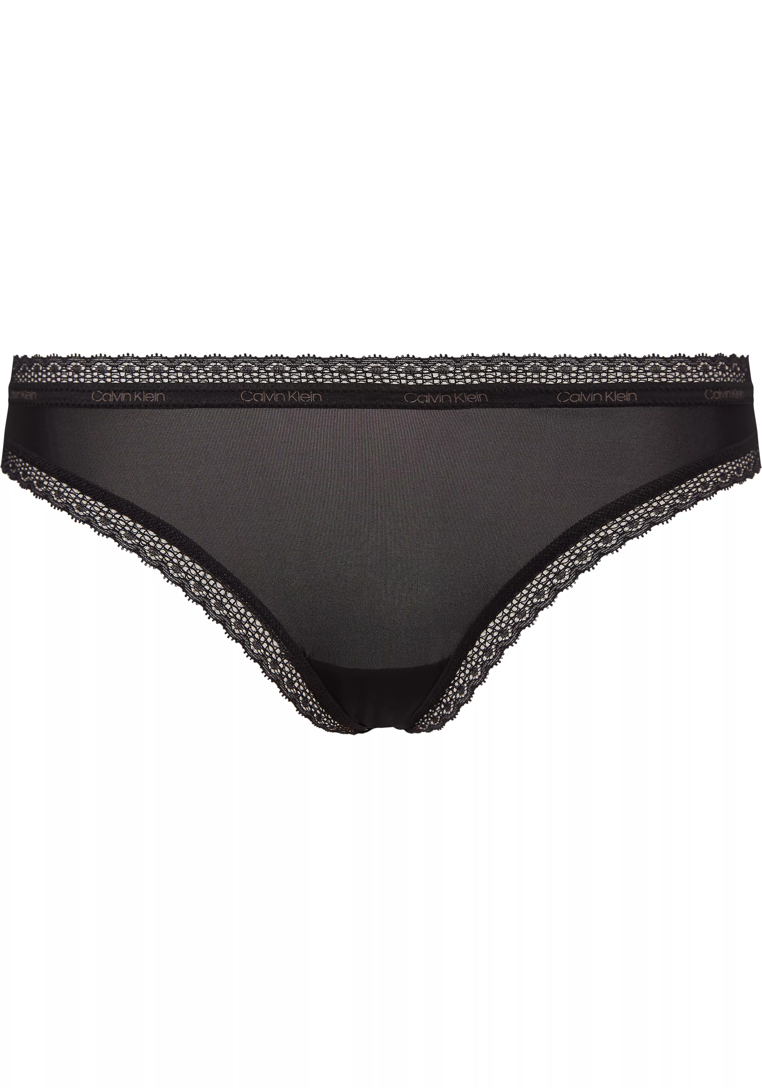 Calvin Klein dames thong (1-pack), string, zwart