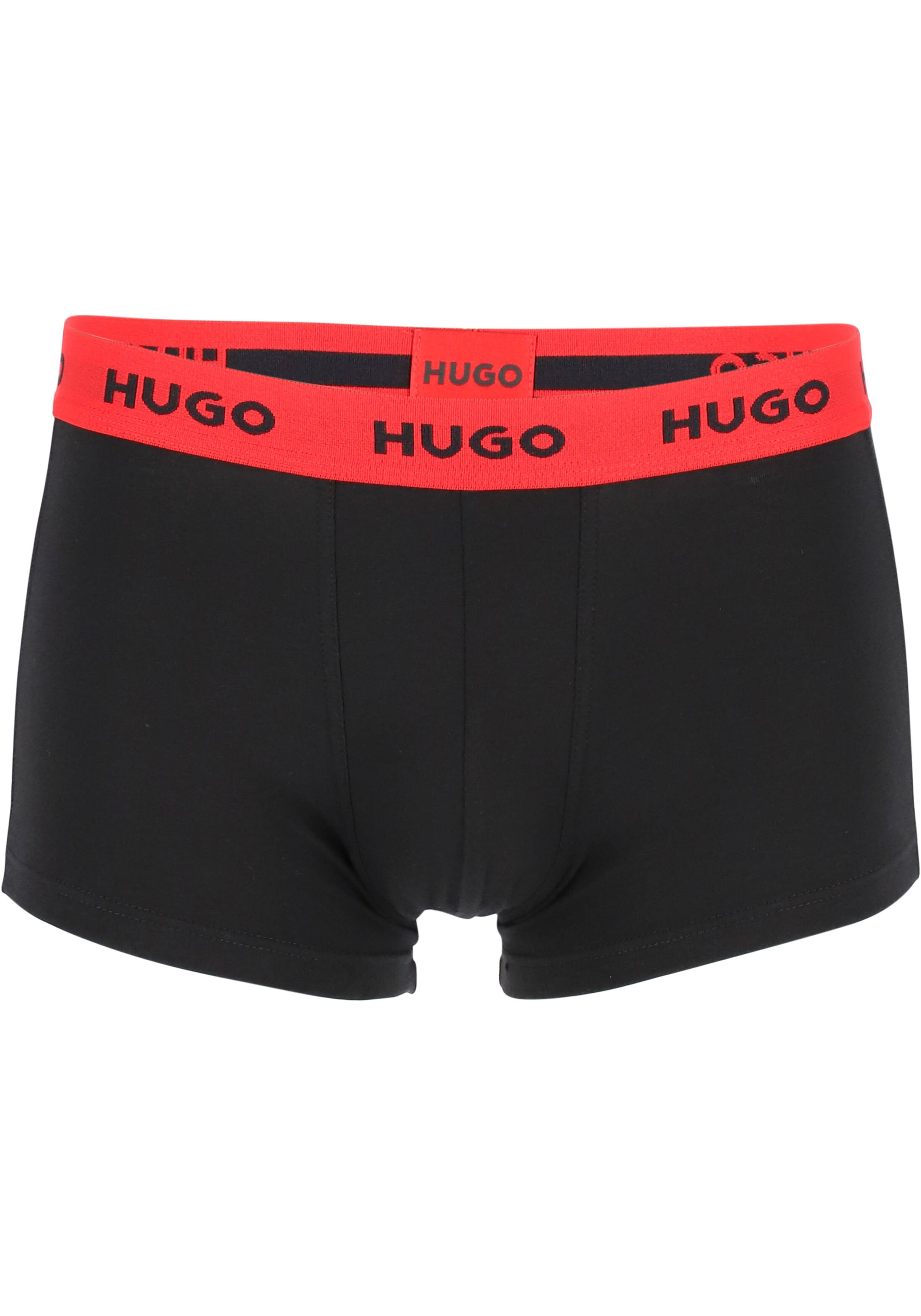 HUGO trunks (3-pack), heren boxers kort, zwart