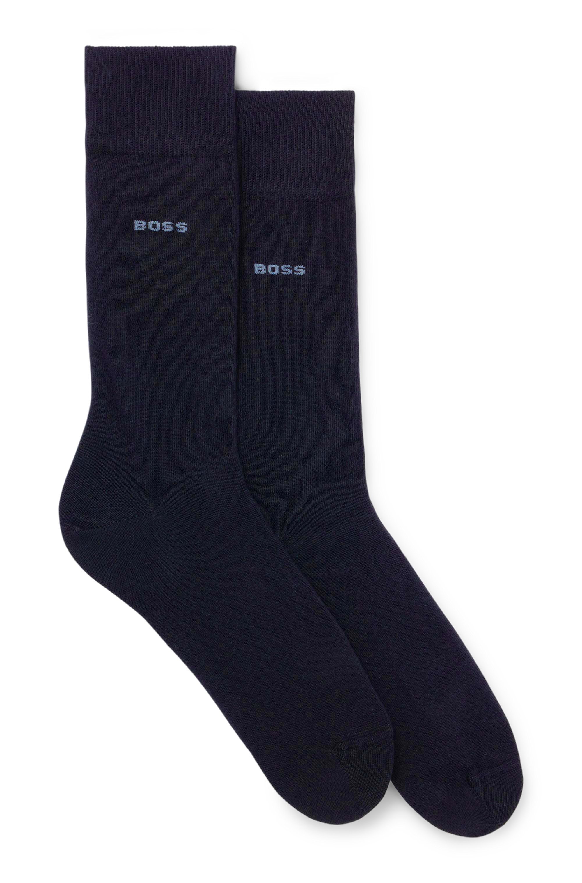 BOSS cadeauset herensokken (2-pack), donkerblauw