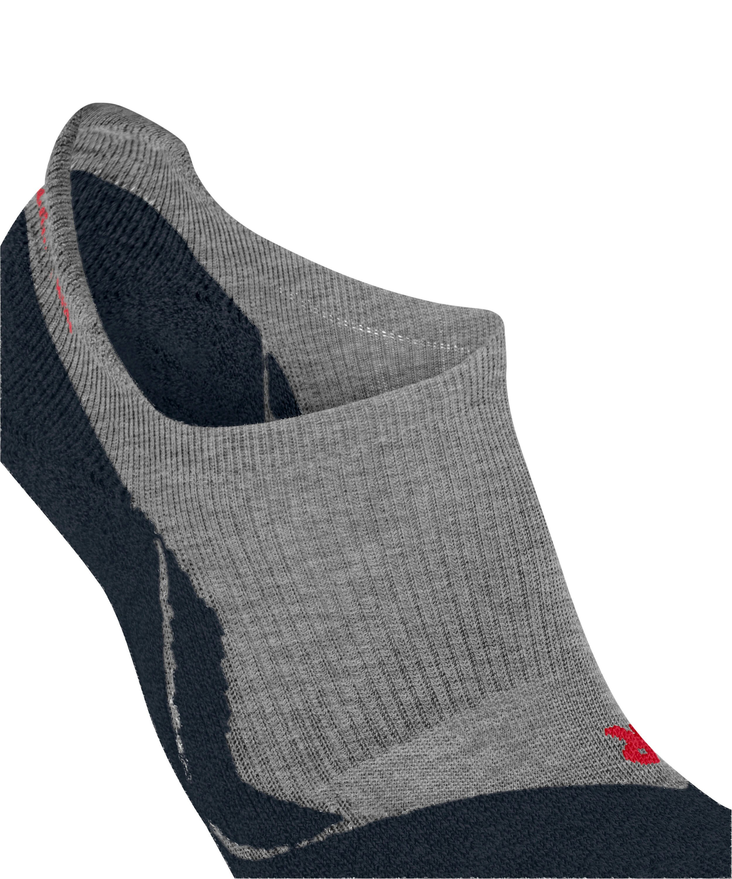 FALKE RU3 Comfort Invisible heren running kousenvoetjes, grijs (lightgrey)