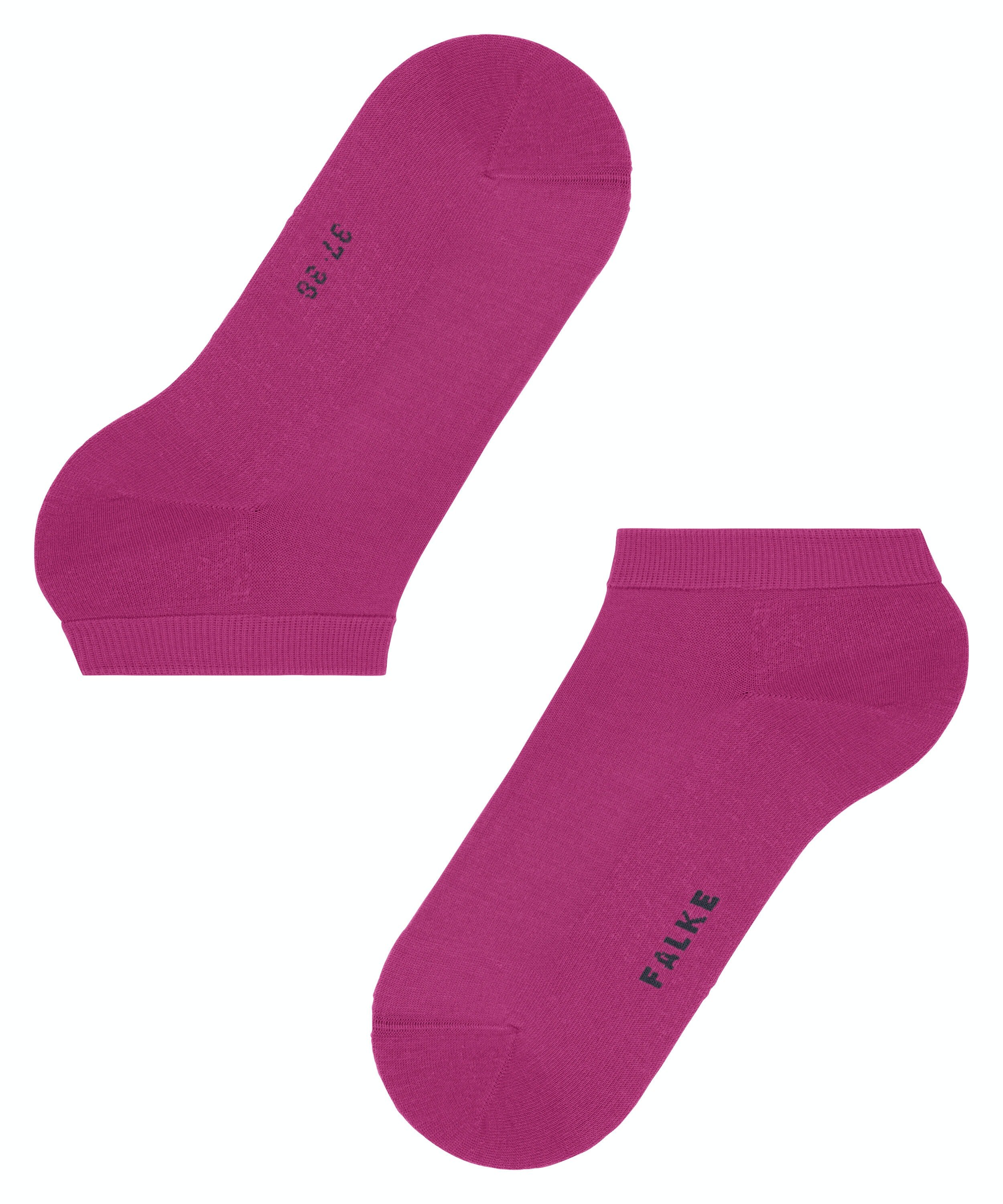 FALKE ClimaWool dames sneakersokken, roze (berry)