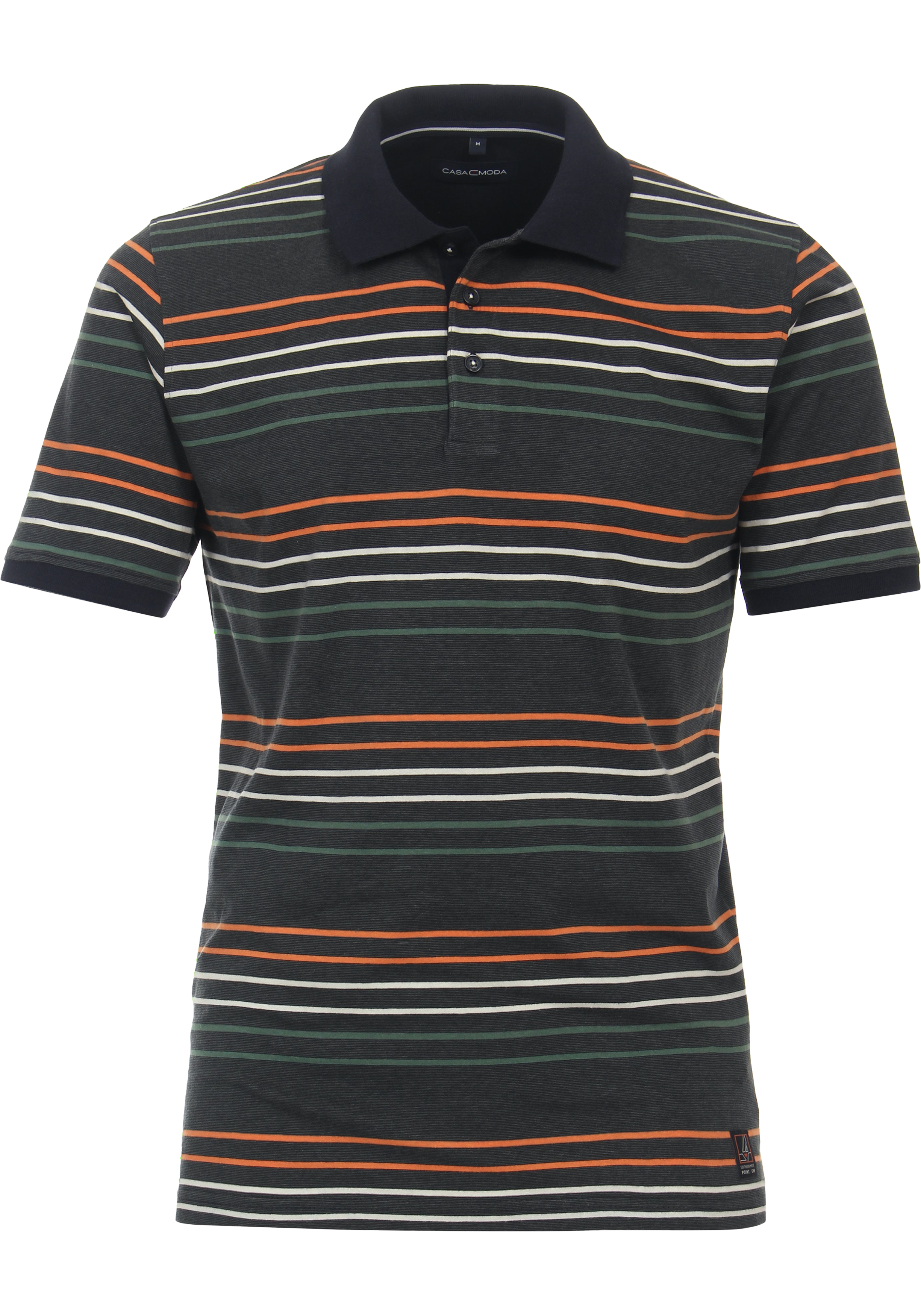 CASA MODA comfort fit heren polo, groen