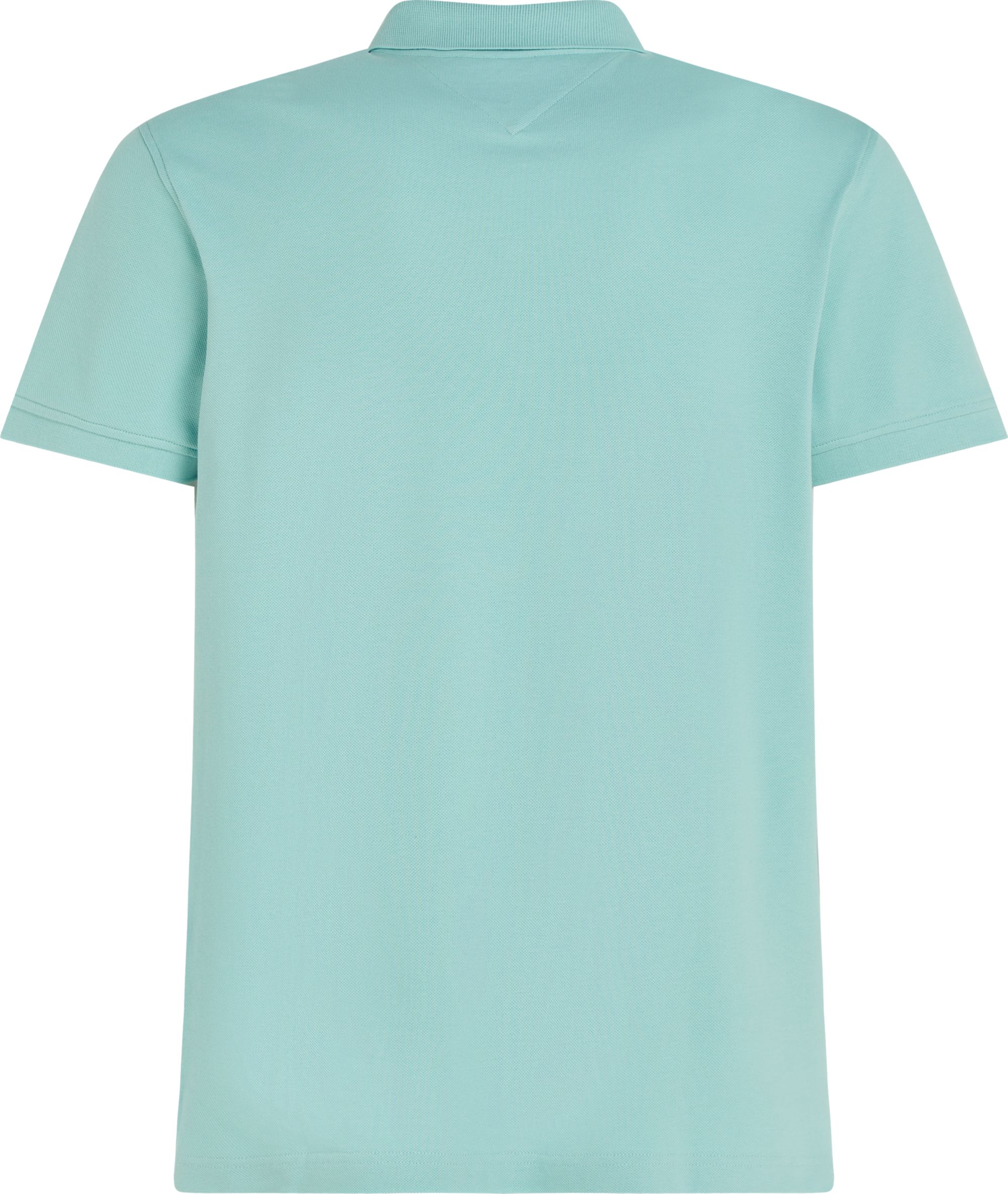 Tommy Hilfiger 1985 Slim Polo, heren poloshirt, licht aqua