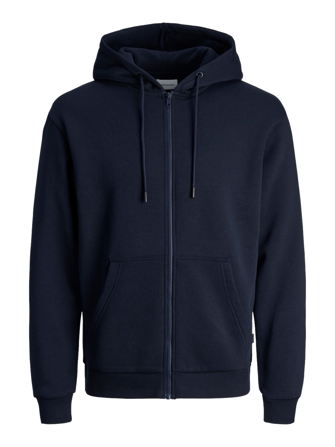 JACK & JONES Bradley sweat zip hood regular fit, heren sweatvest katoenmengsel met capuchon, blauw