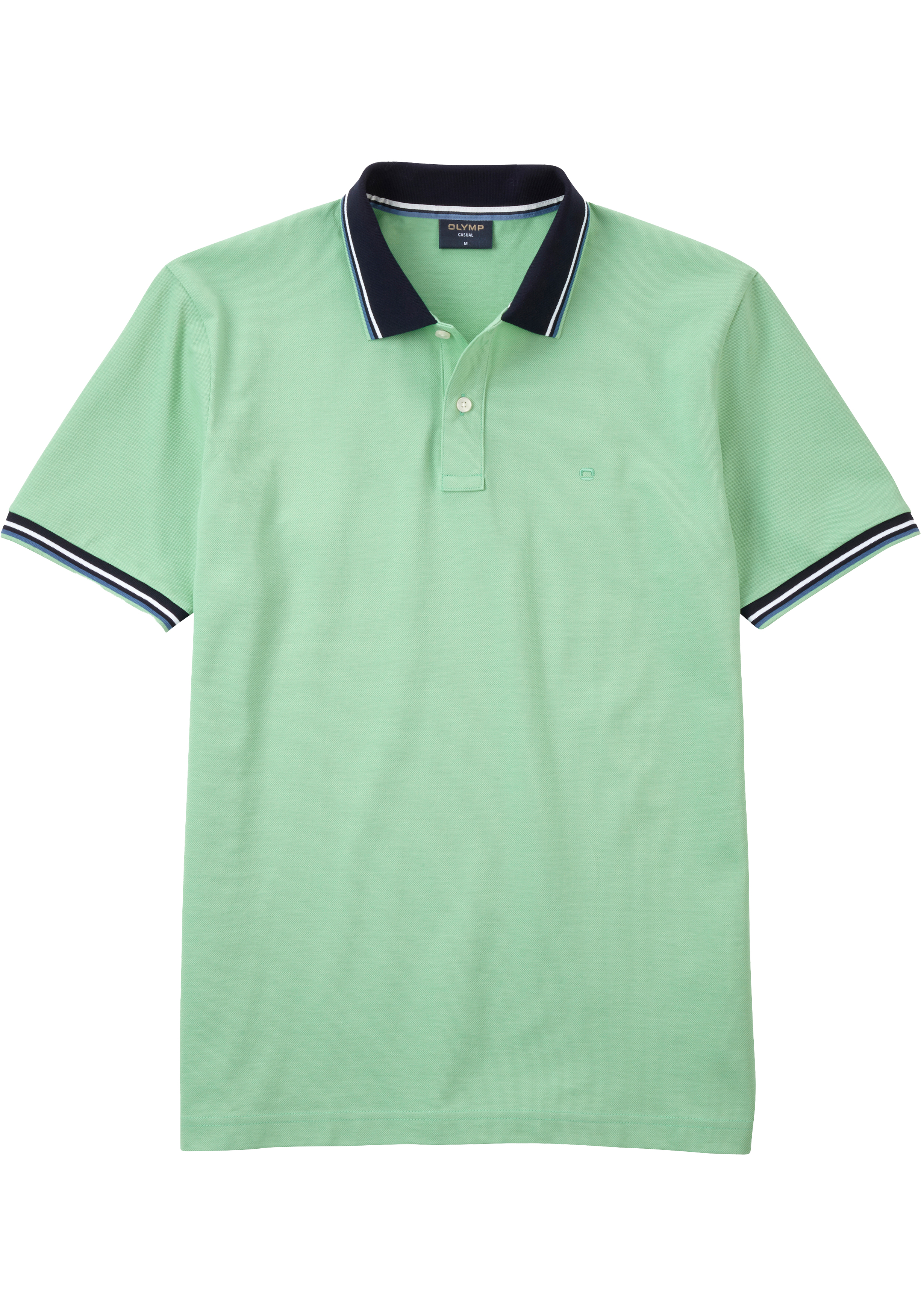 OLYMP Polo Casual, modern fit polo, mint groen