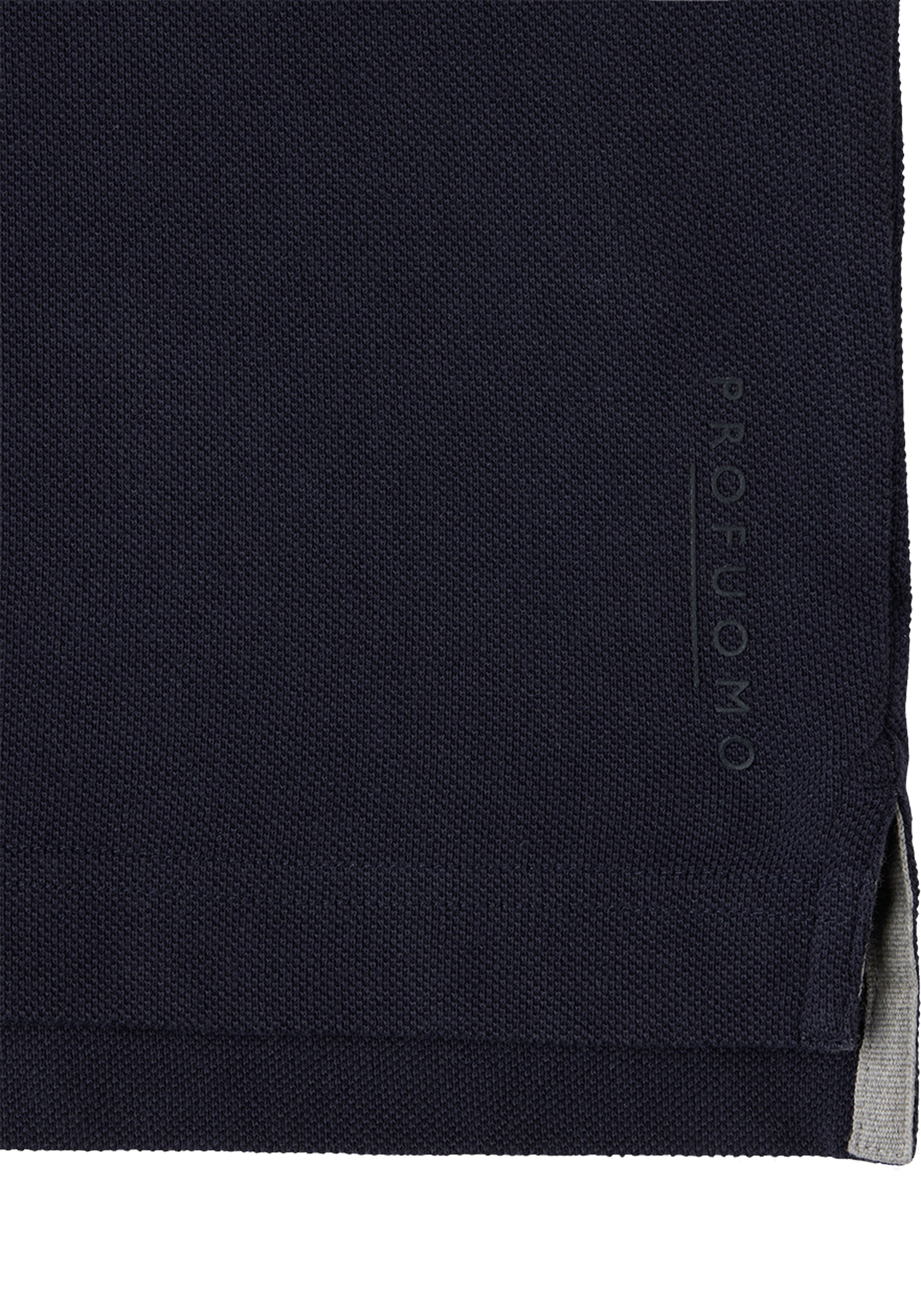 Profuomo slim fit heren polo, navy blauw