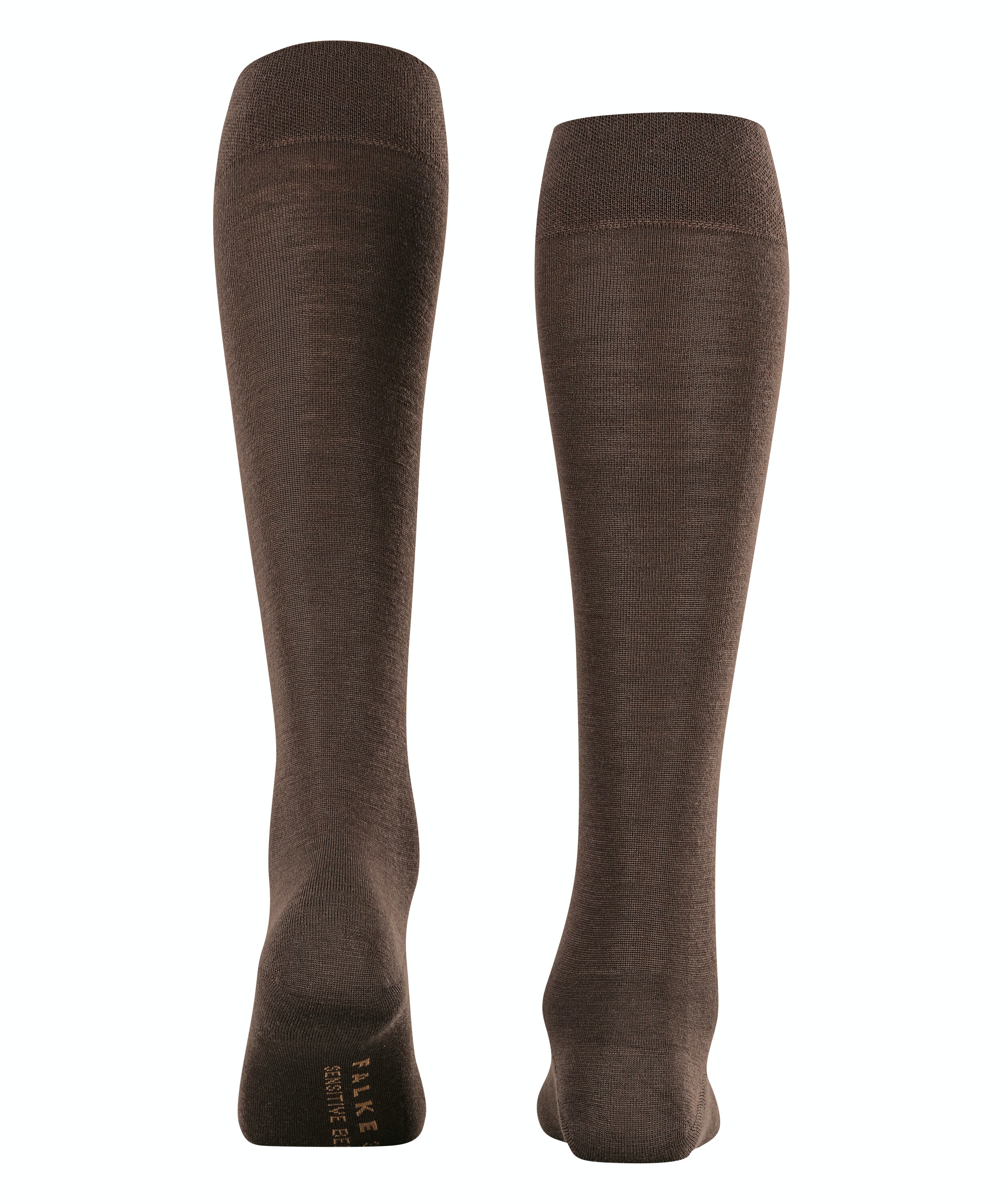 FALKE Sensitive Berlin dames kniekousen, bruin (dark brown)