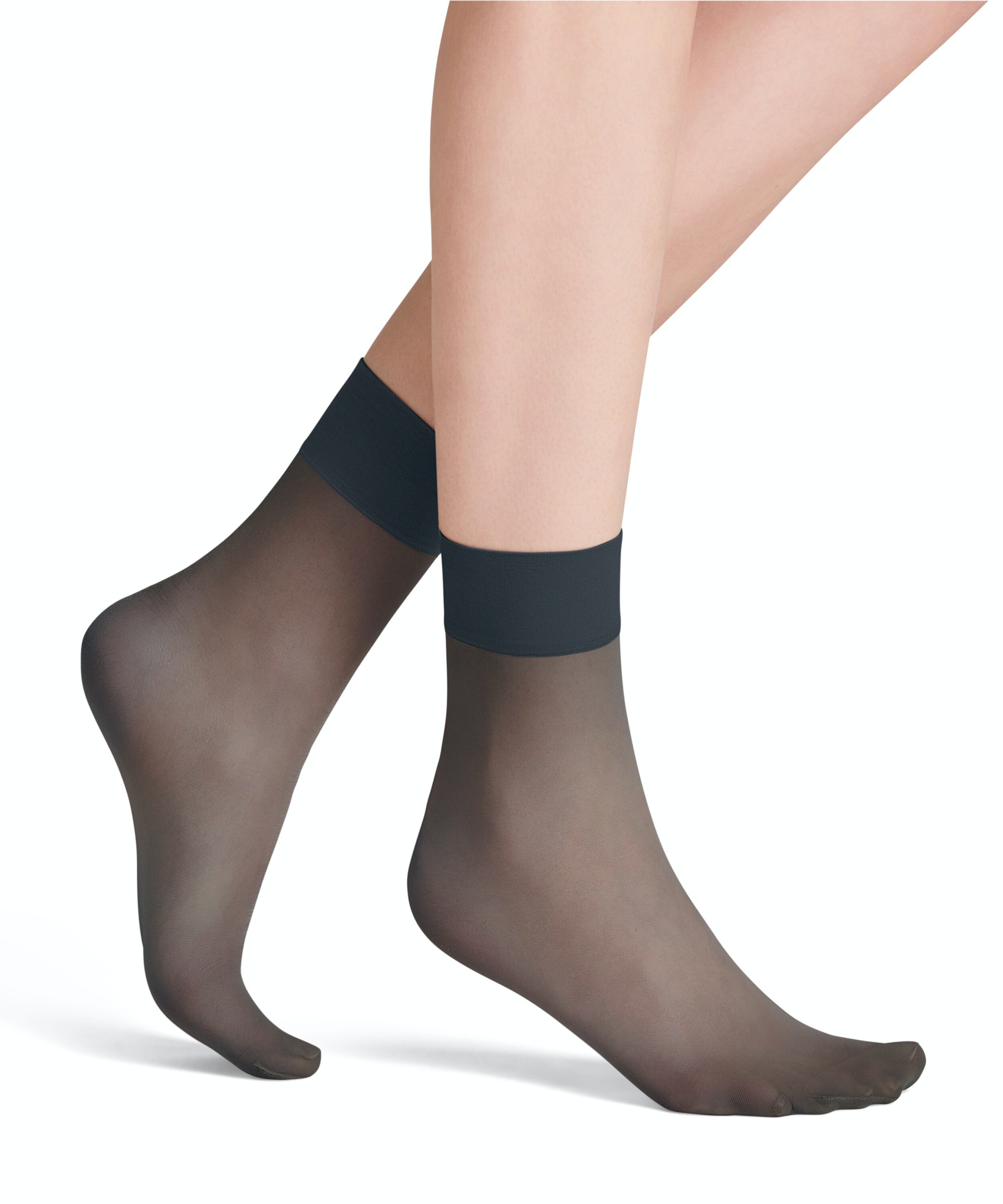 FALKE Pure Matt 20 DEN dames sokjes, antraciet grijs (graphite)