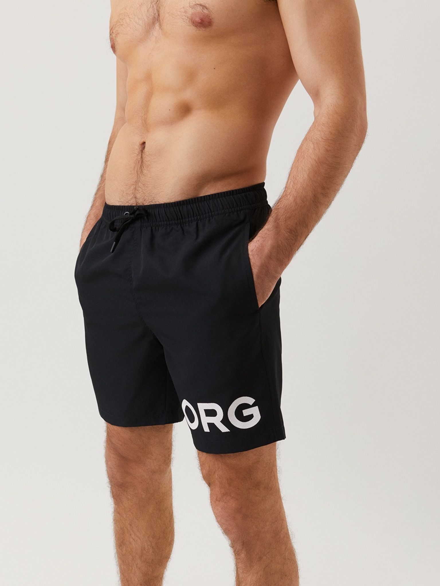 Bjorn Borg Swim Shorts, heren zwembroek, zwart