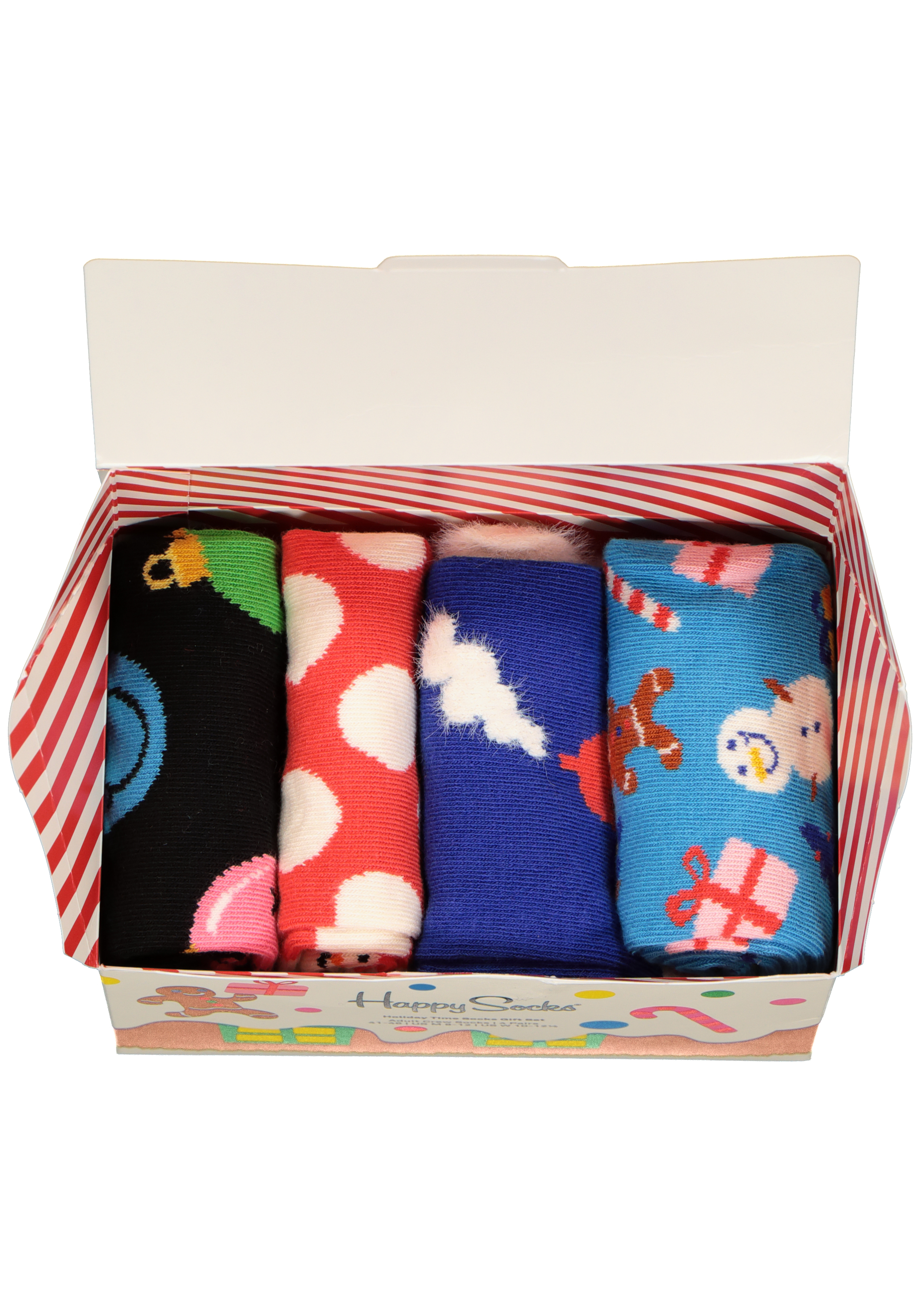 Happy Socks Holiday Time Gift Set (4-pack), winterfeest in een doosje