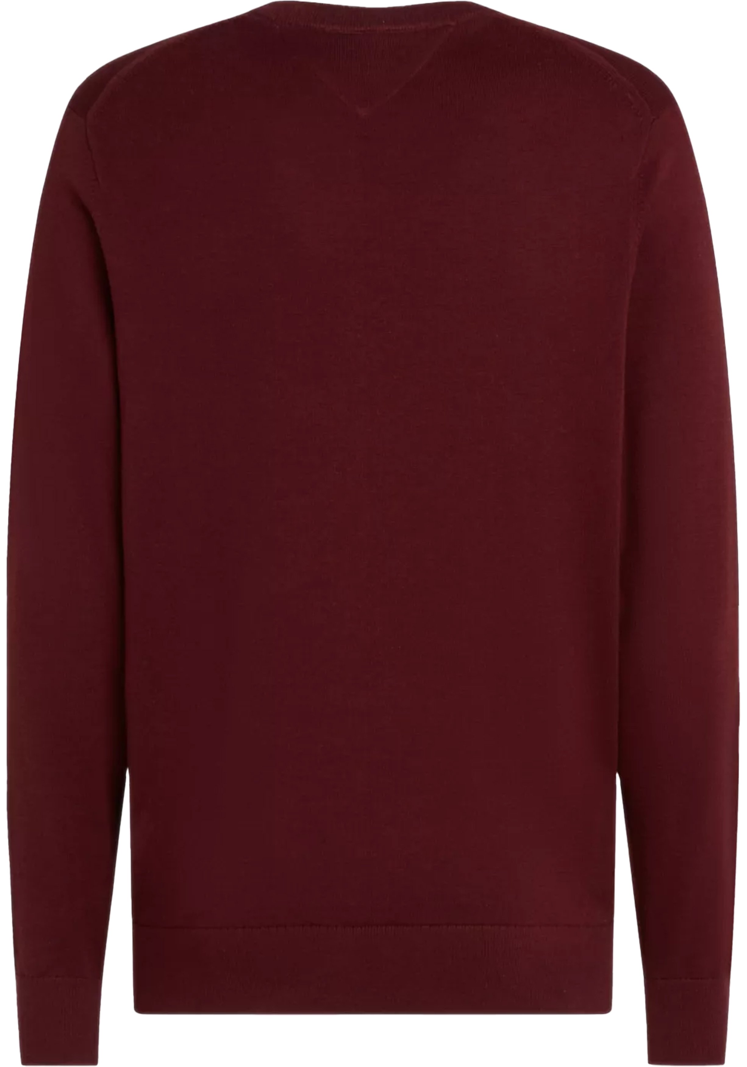 Tommy Hilfiger heren pullover katoen, donkerrood