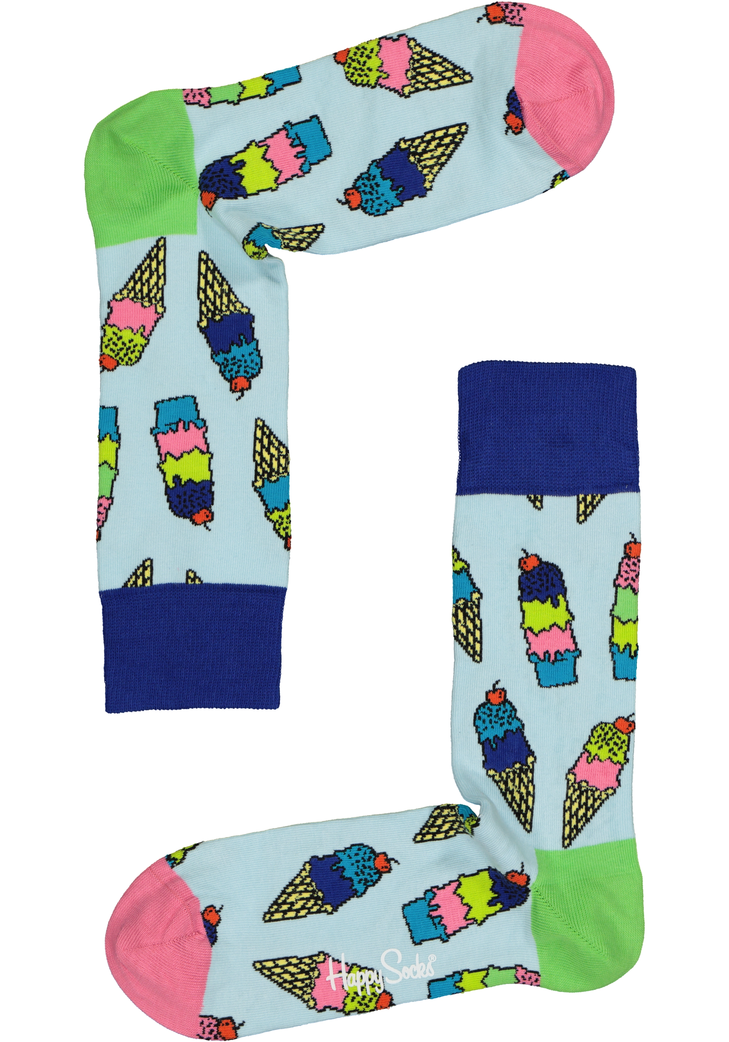 Happy Socks Sunny Day Socks Gift Set (2-pack), unisex sokken in cadeauverpakking