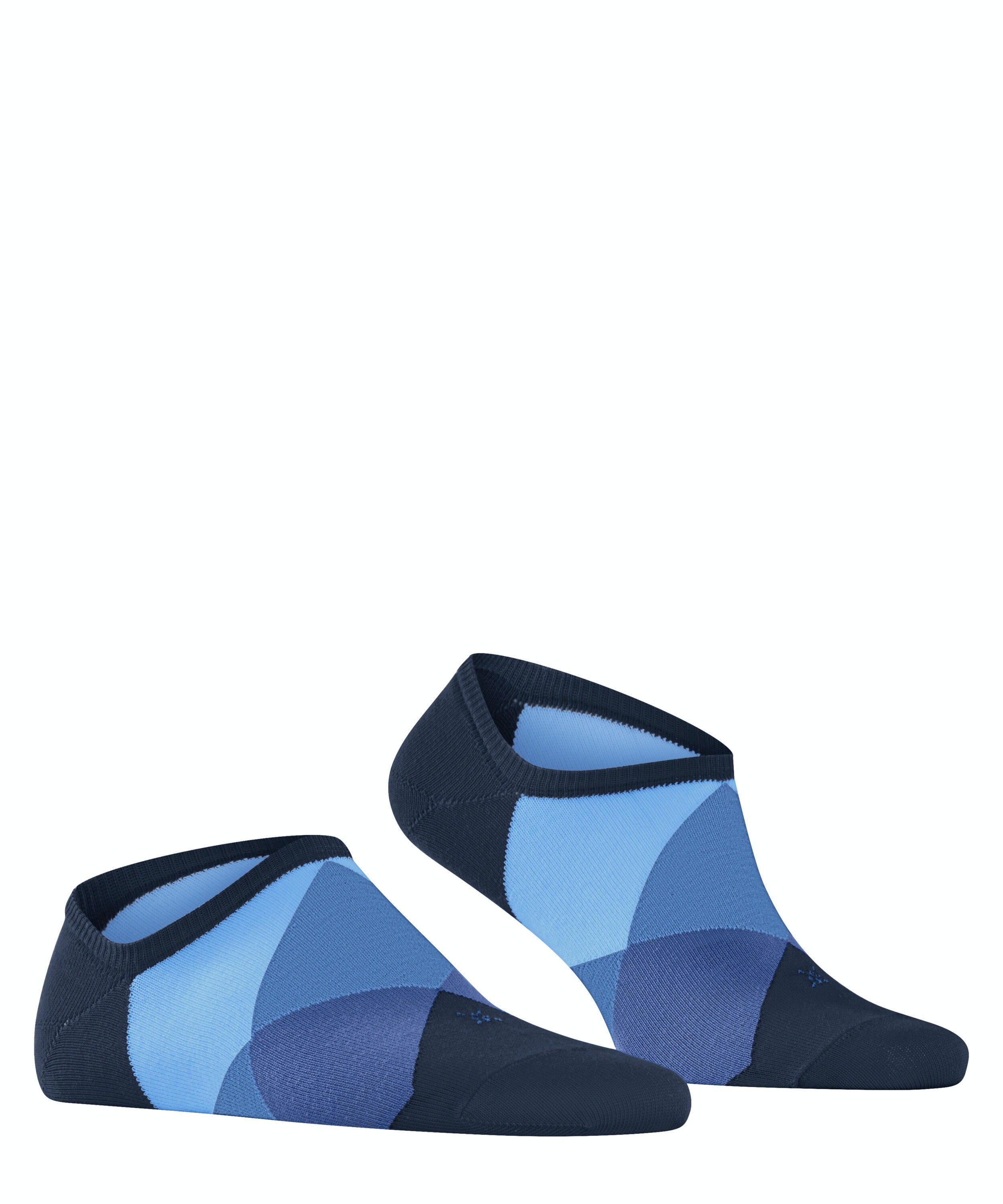 Burlington Clyde heren sneakersokken, blauw (marine)