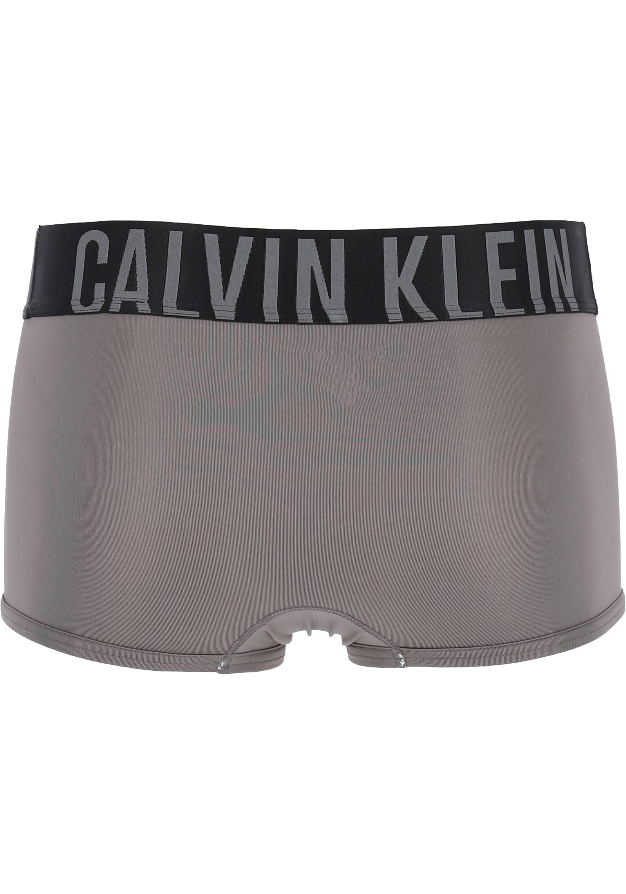 Calvin Klein INTENSE POWER Micro low rise trunk (2-pack), microfiber heren boxer kort, zwart en grijs