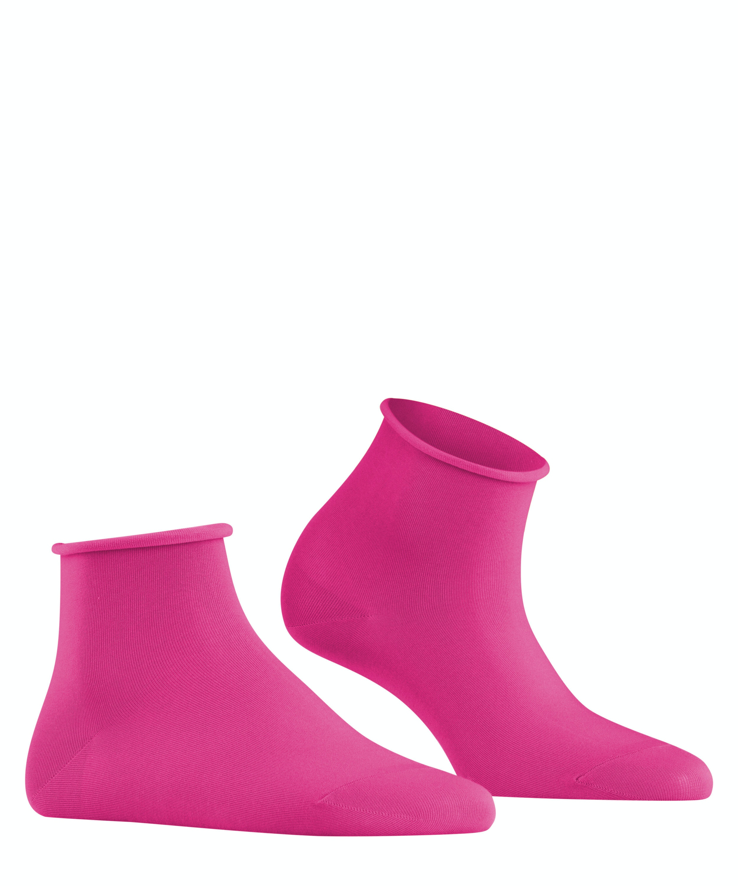 FALKE Cotton Touch damessokken kort, roze (berry)