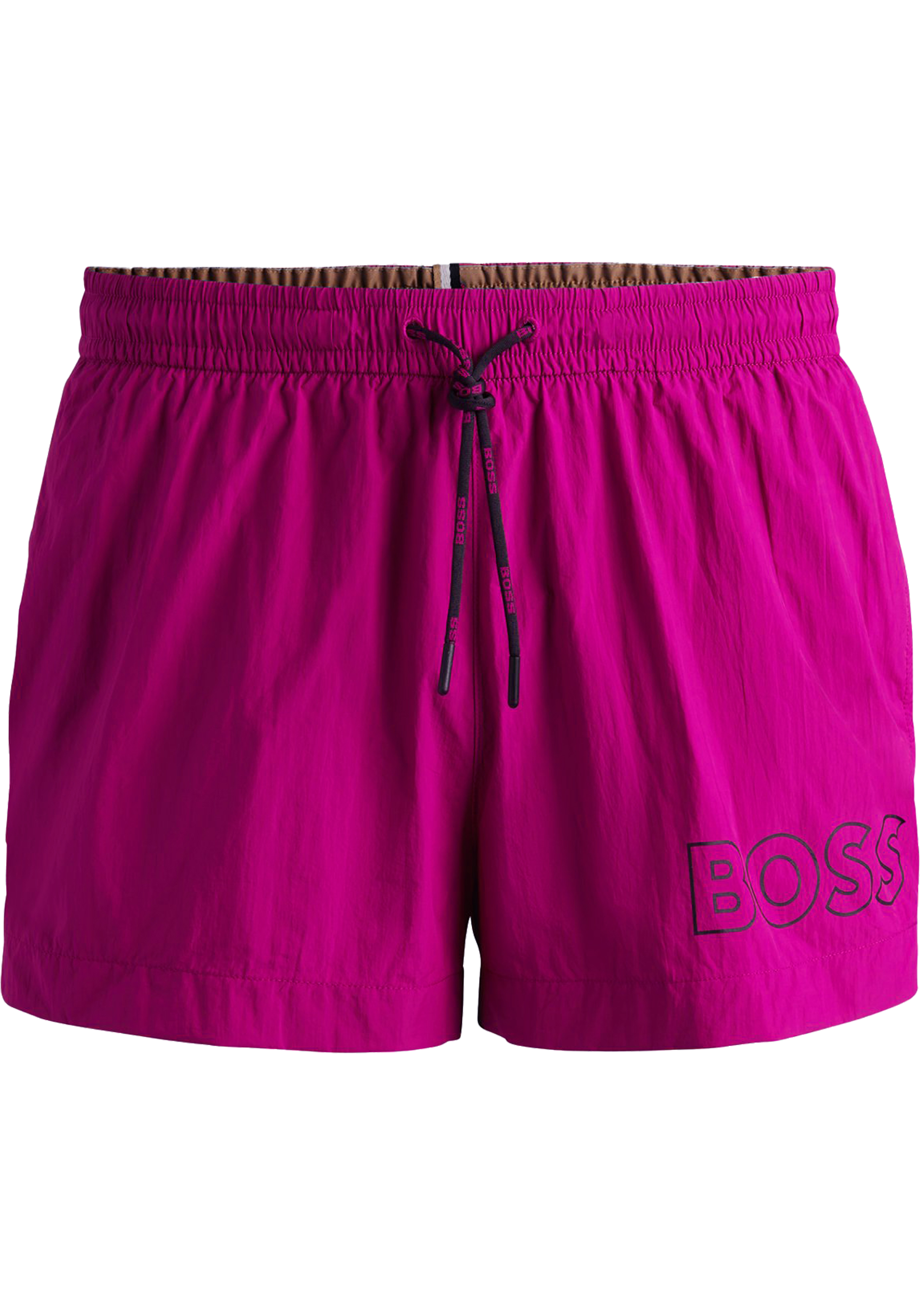 HUGO BOSS Mooneye swim shorts, heren zwembroek, middenroze