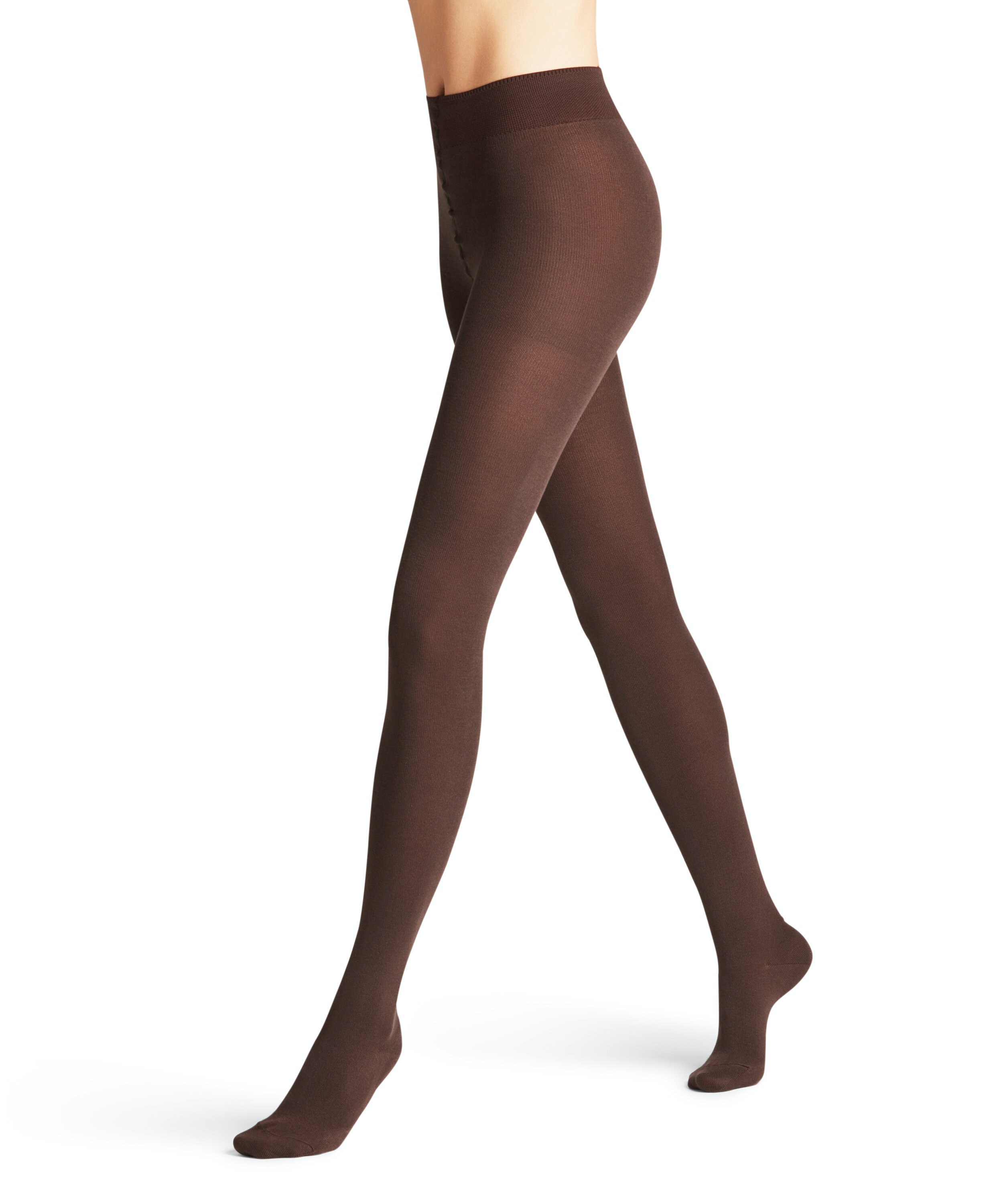 FALKE Family dames panty, dark brown