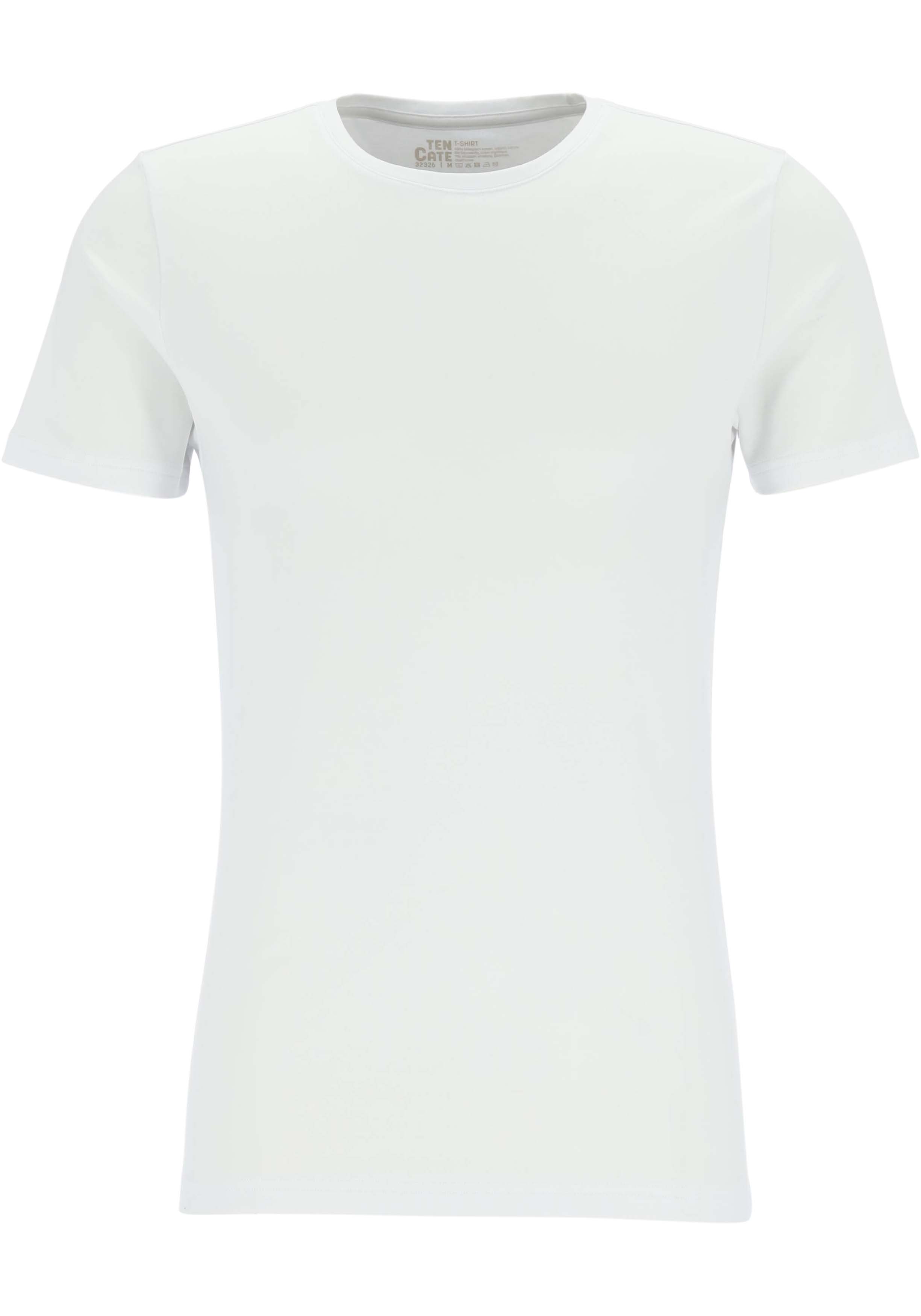 TEN CATE Basics men T-shirt (2-pack), heren T-shirts O-hals, wit