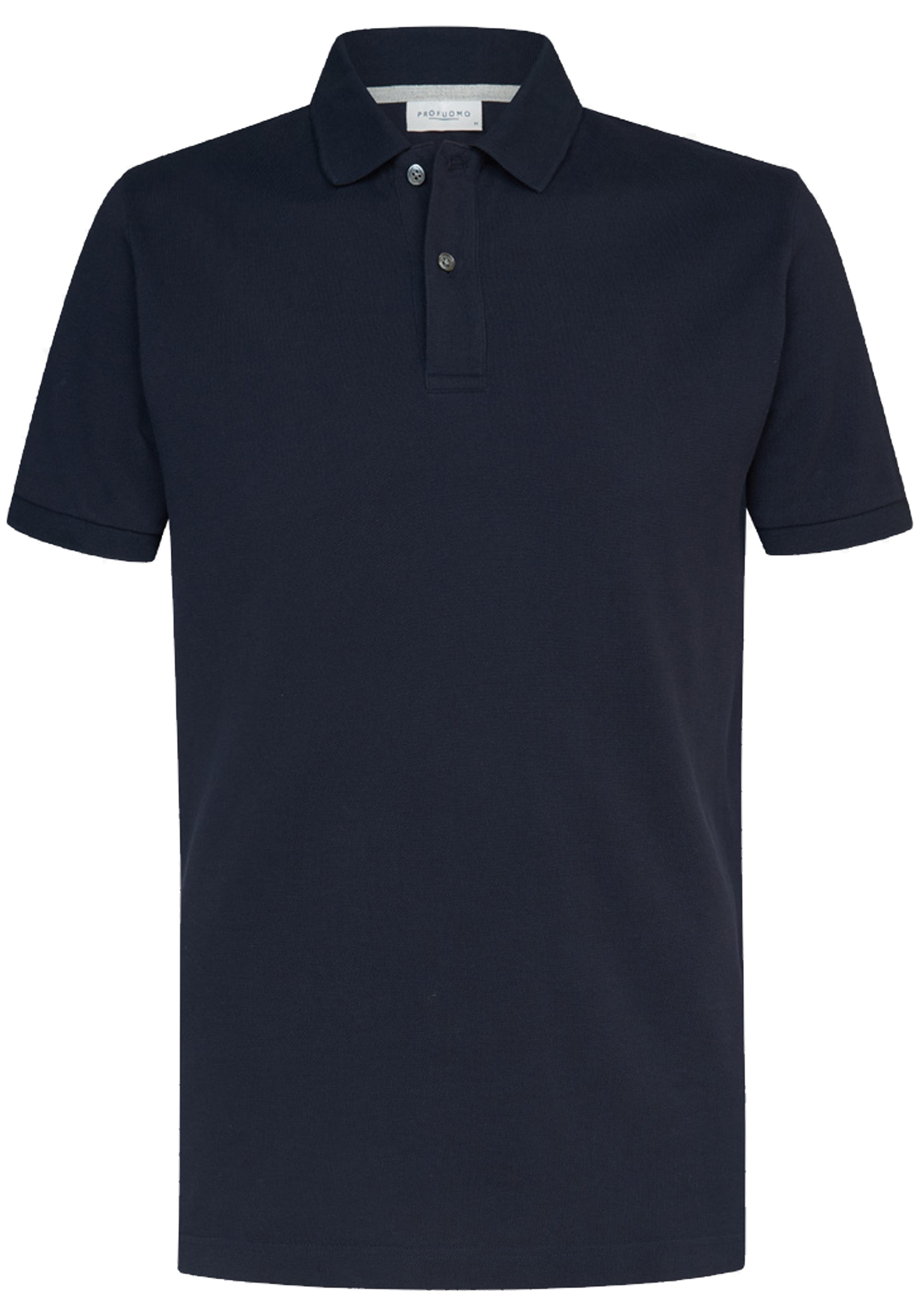 Profuomo slim fit heren polo, navy blauw