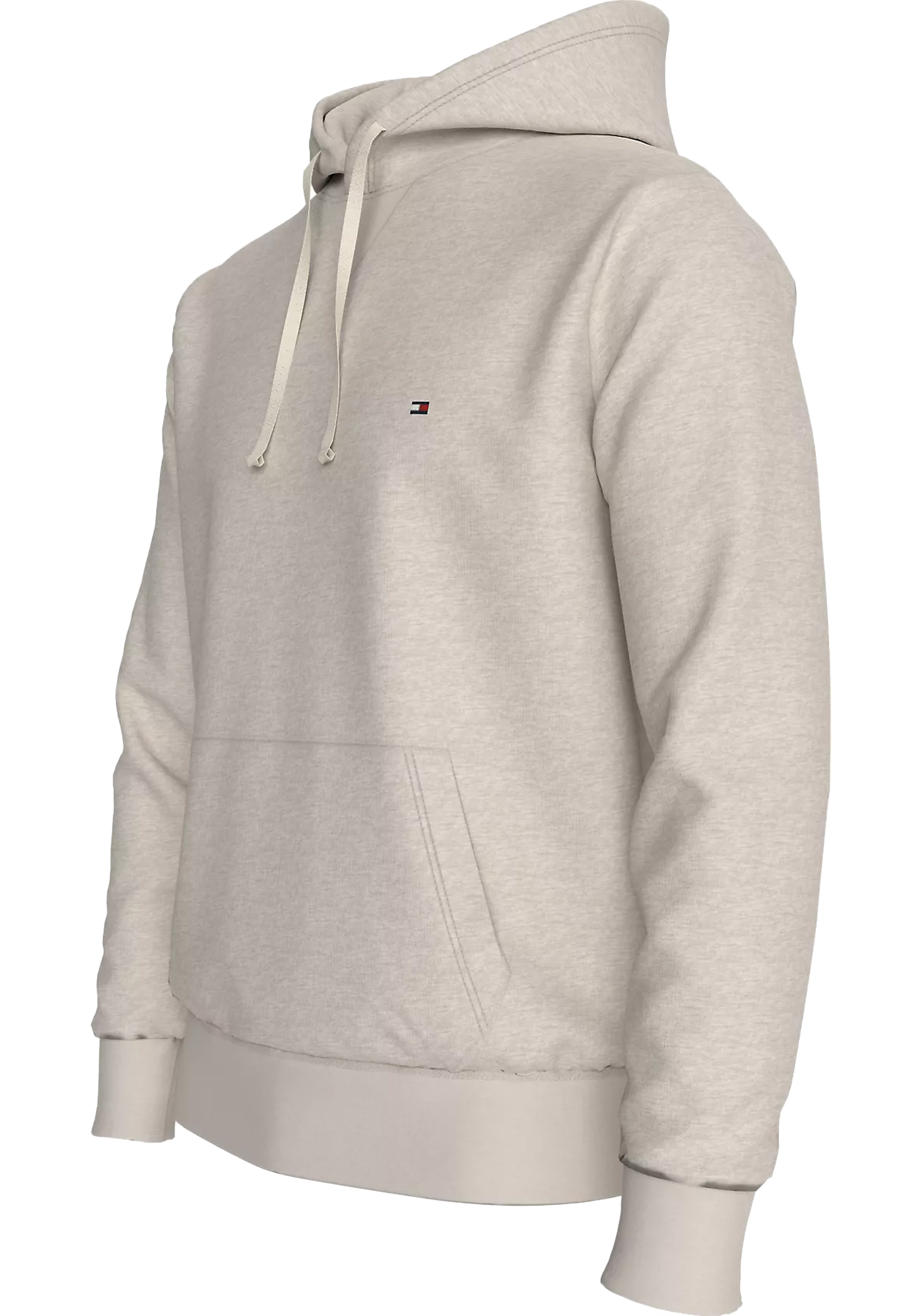 Tommy Hilfiger heren hoodie katoen, grijs melange