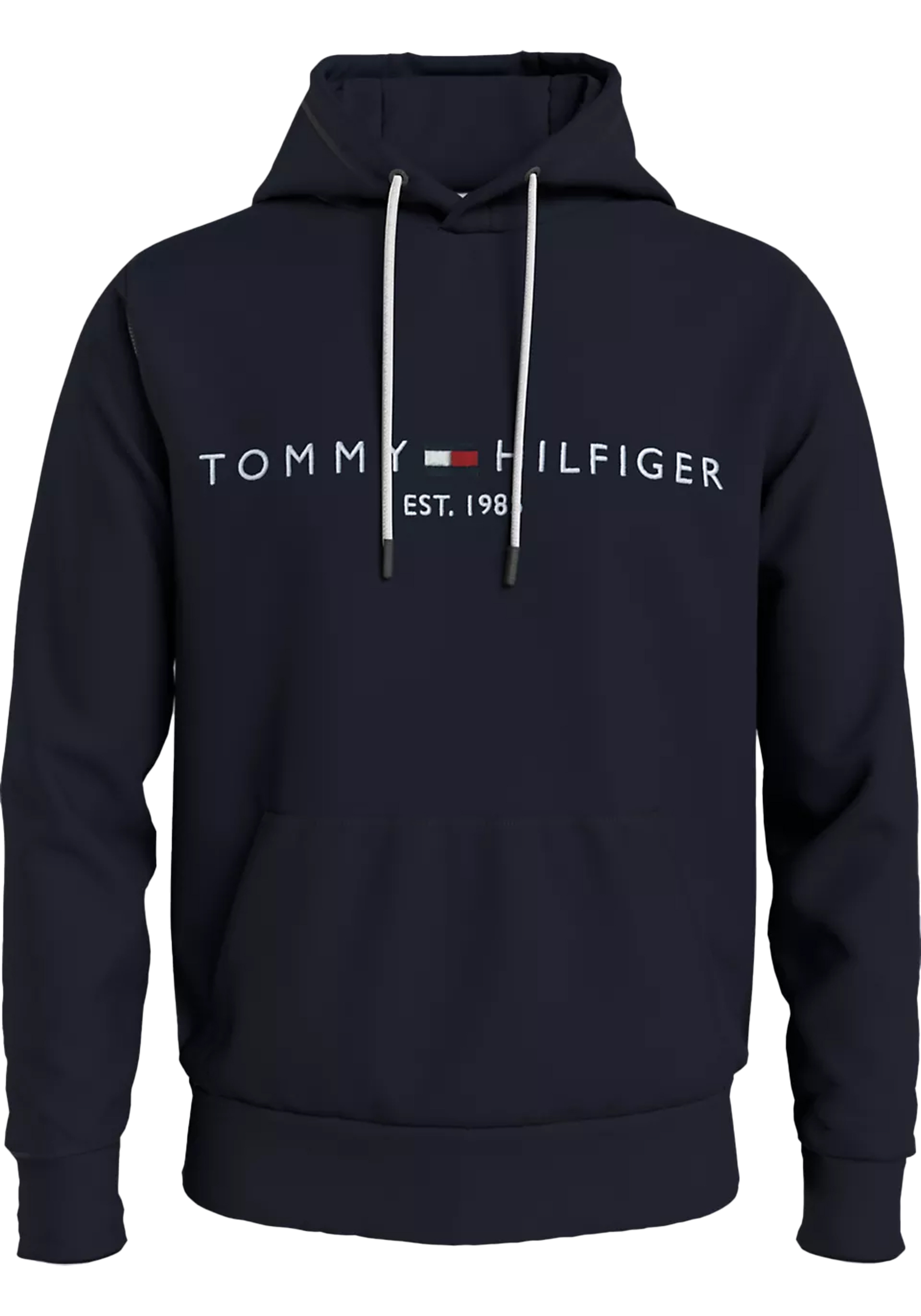 Tommy Hilfiger heren hoodie Katoenen, donkerblauw